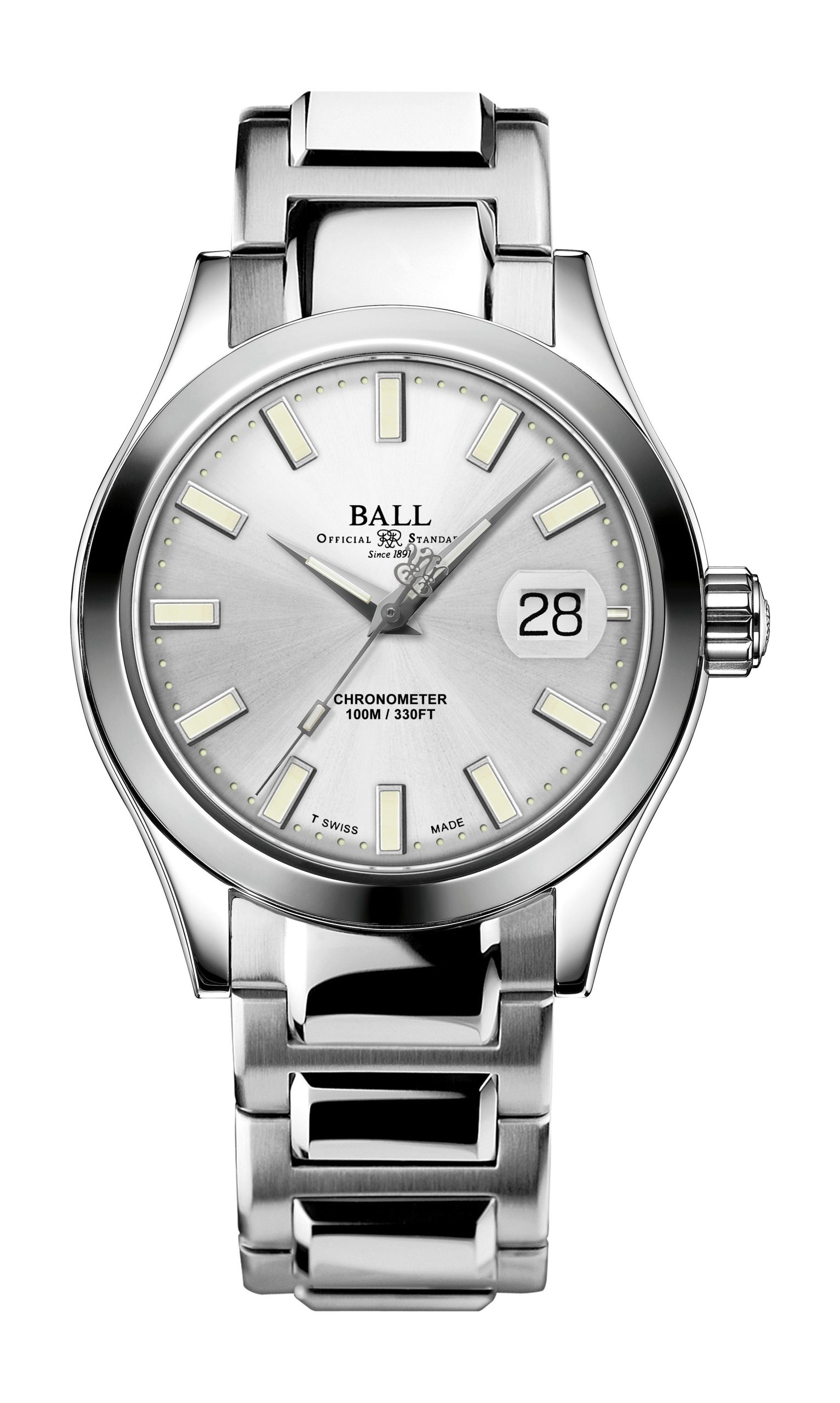 BALL Engineer III Marvelight Chronometer 40 luxury timepiece - detailed view