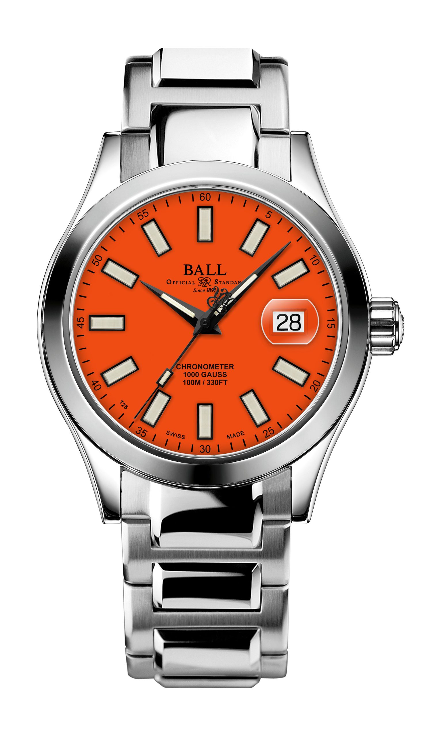 BALL Engineer III Marvelight Chronometer 40 luxury timepiece - detailed view
