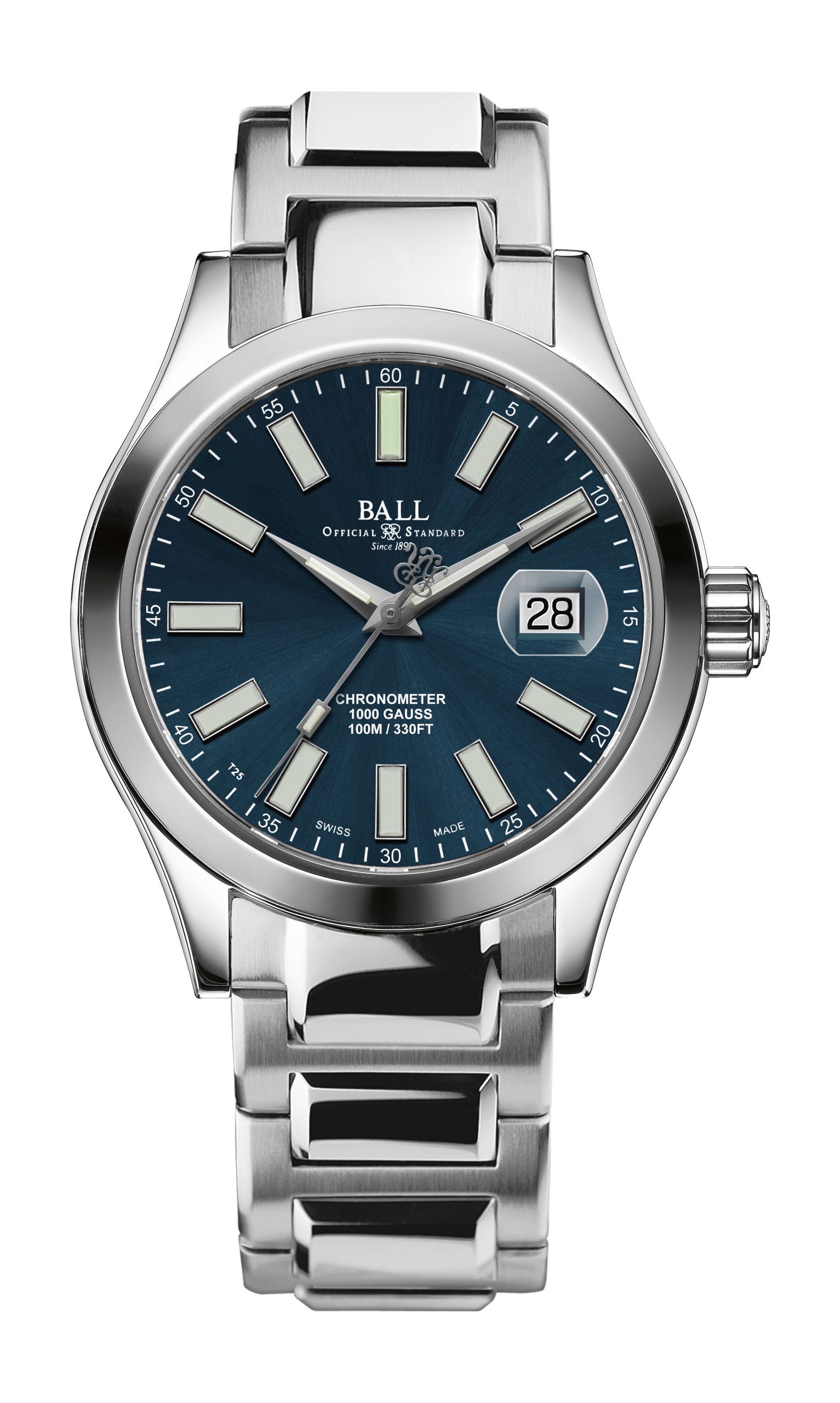 BALL Engineer III Marvelight Chronometer 40 luxury timepiece - detailed view