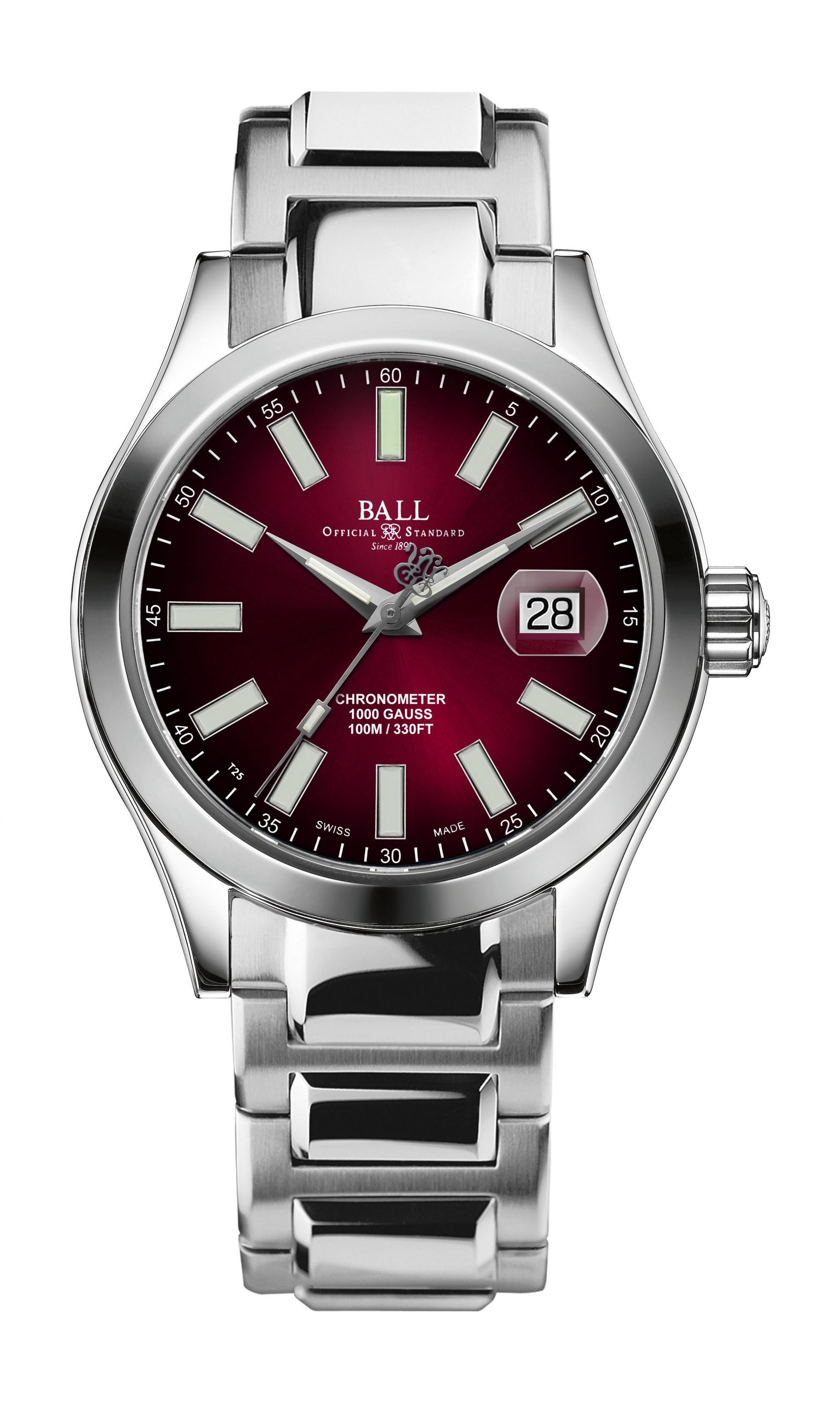 BALL Engineer III Marvelight Chronometer 40 luxury timepiece - detailed view