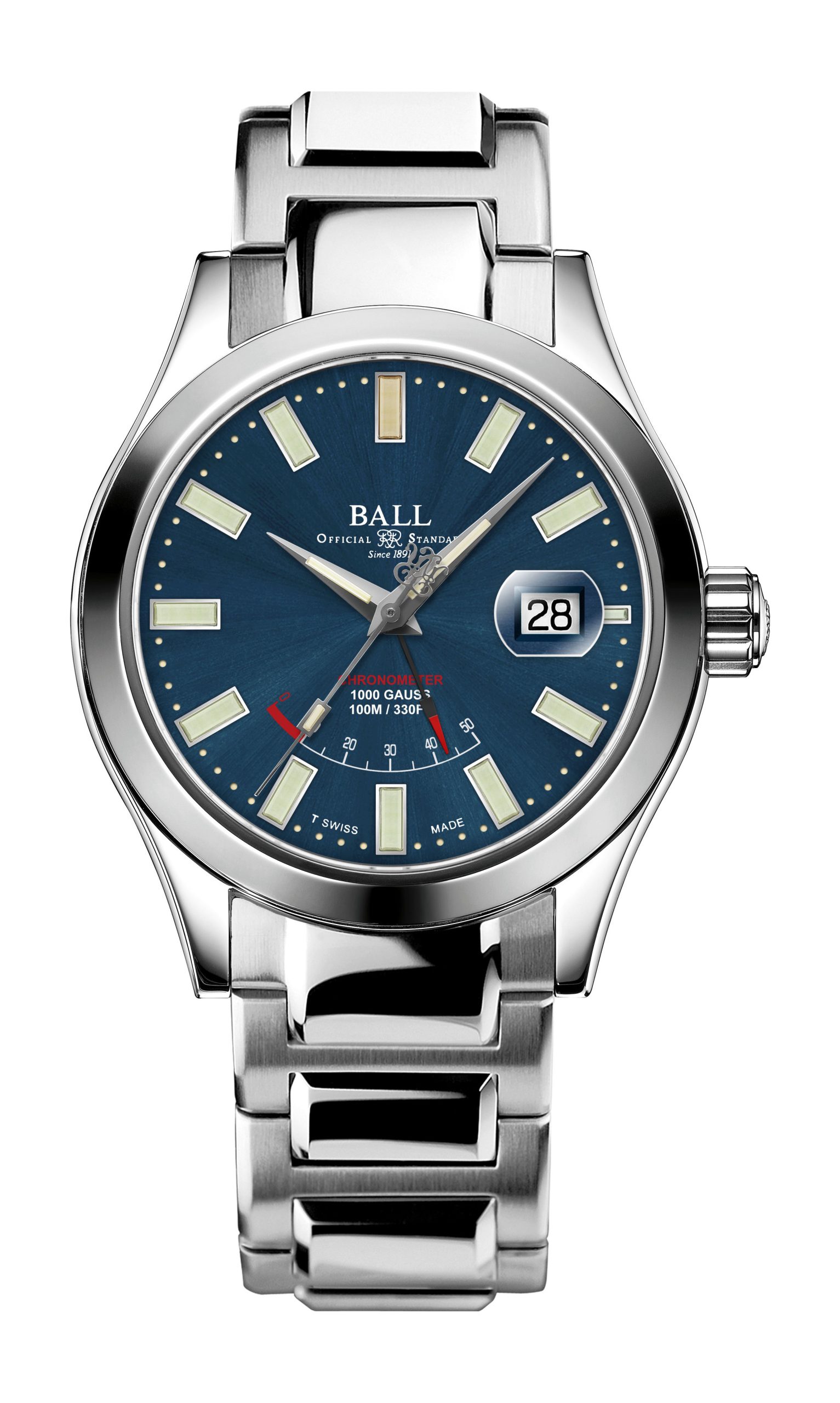 BALL Engineer III Marvelight Chronometer 40 luxury timepiece - detailed view