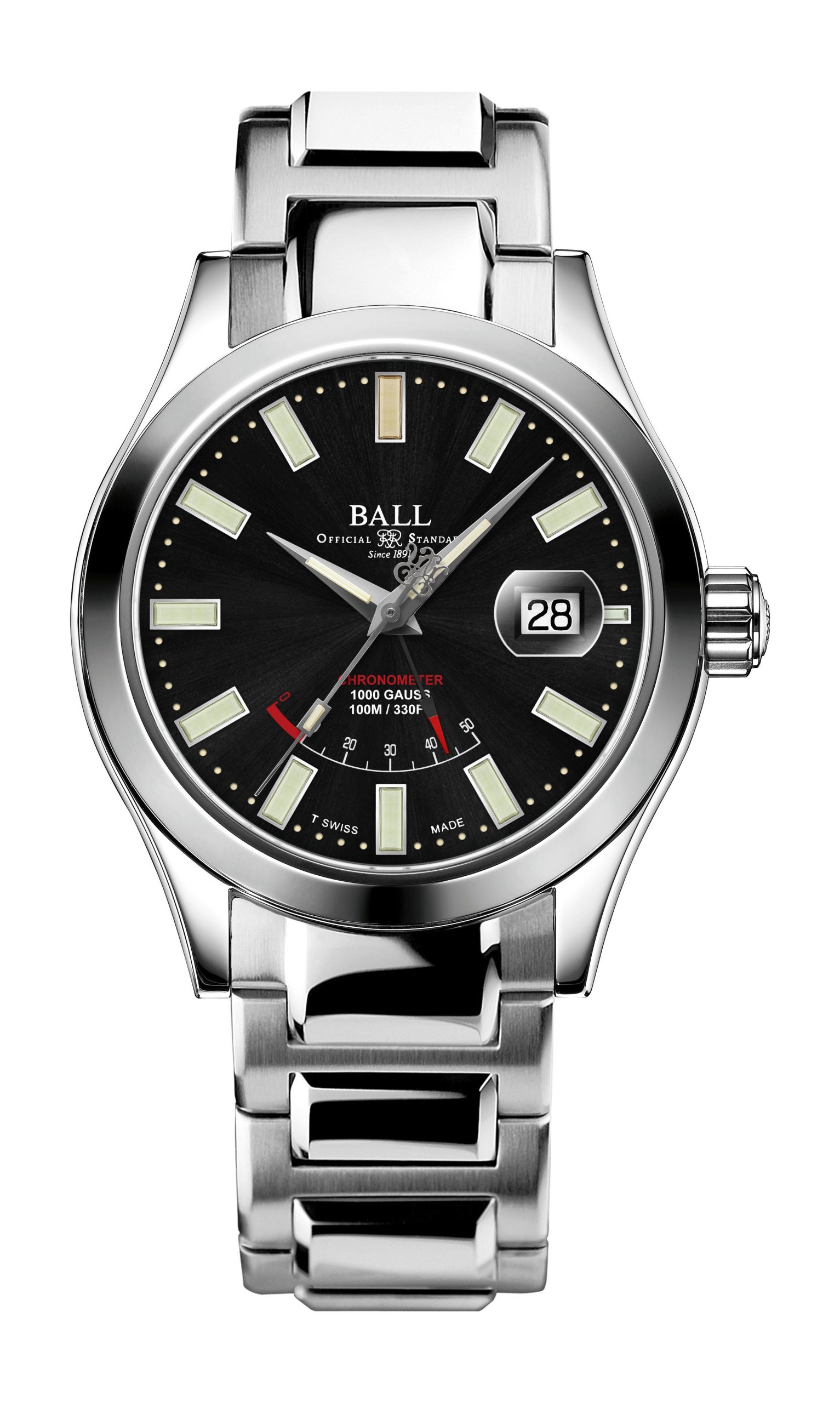 BALL Engineer III Marvelight Chronometer 40 luxury timepiece - detailed view