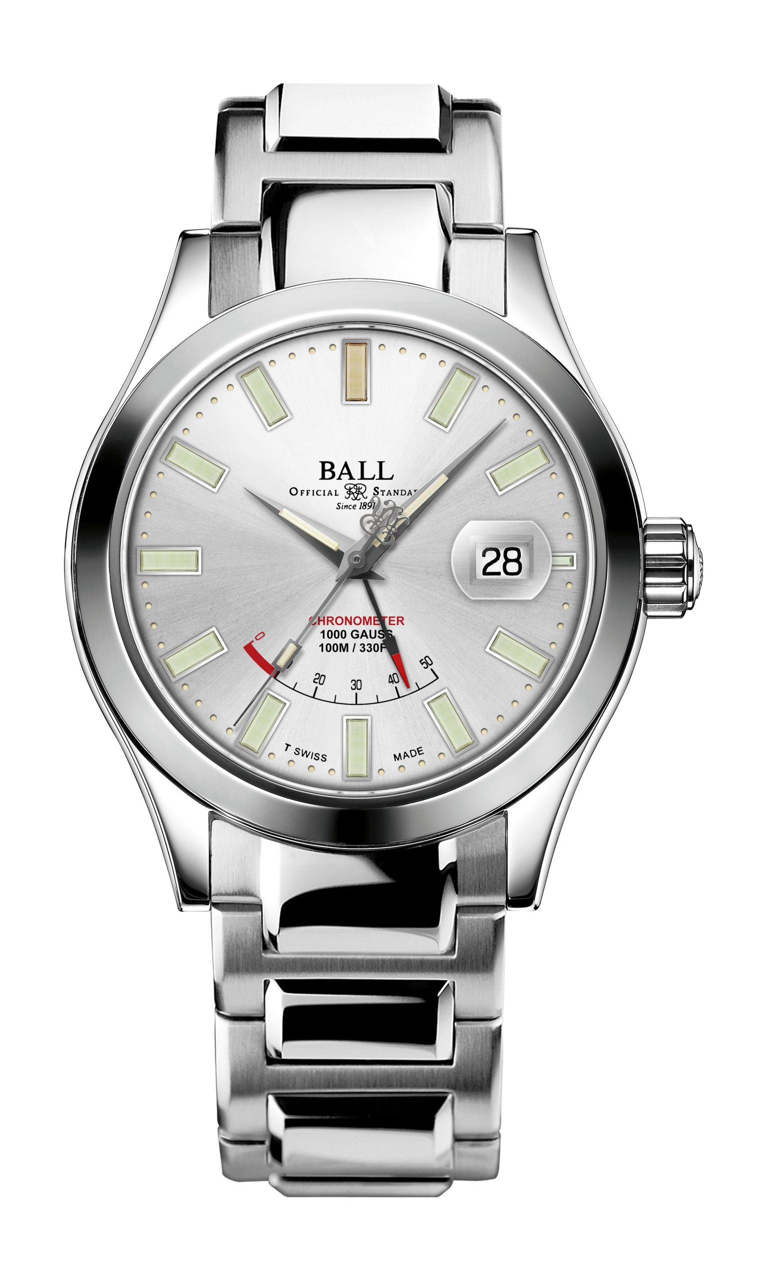 BALL Engineer III Marvelight Chronometer 40 luxury timepiece - detailed view