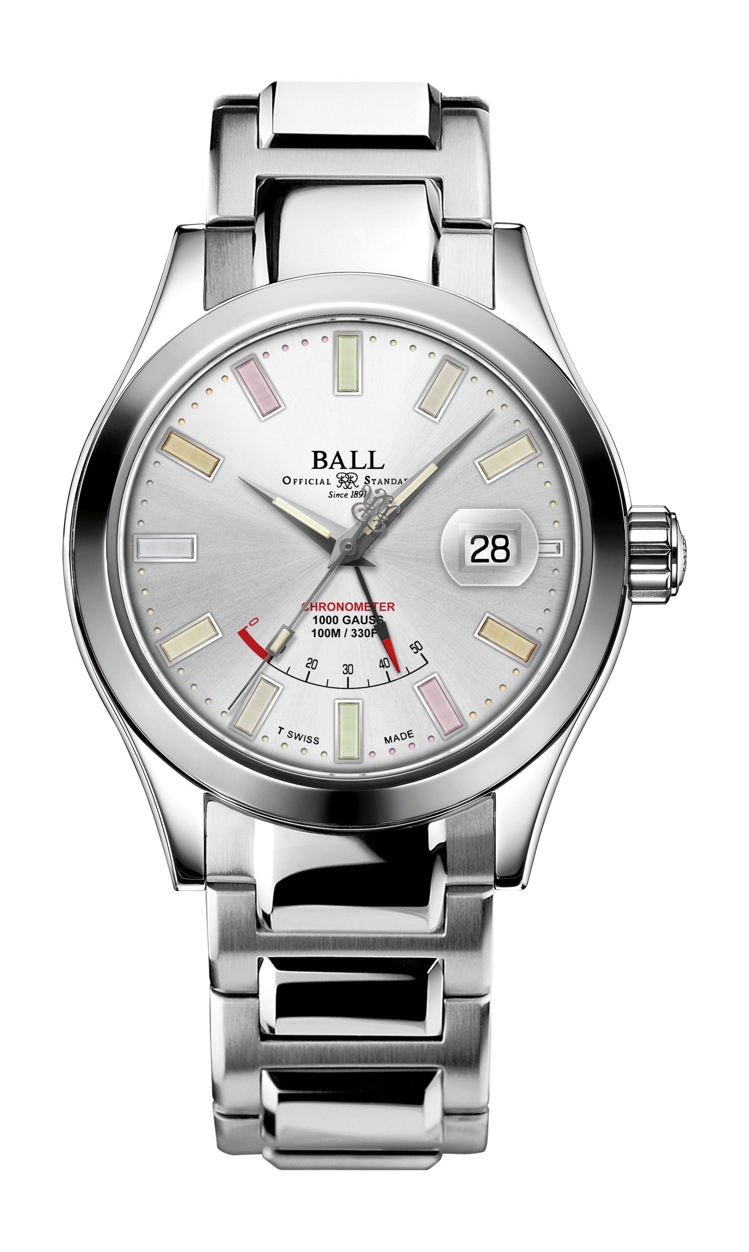 BALL Engineer III Marvelight Chronometer 40 luxury timepiece - detailed view
