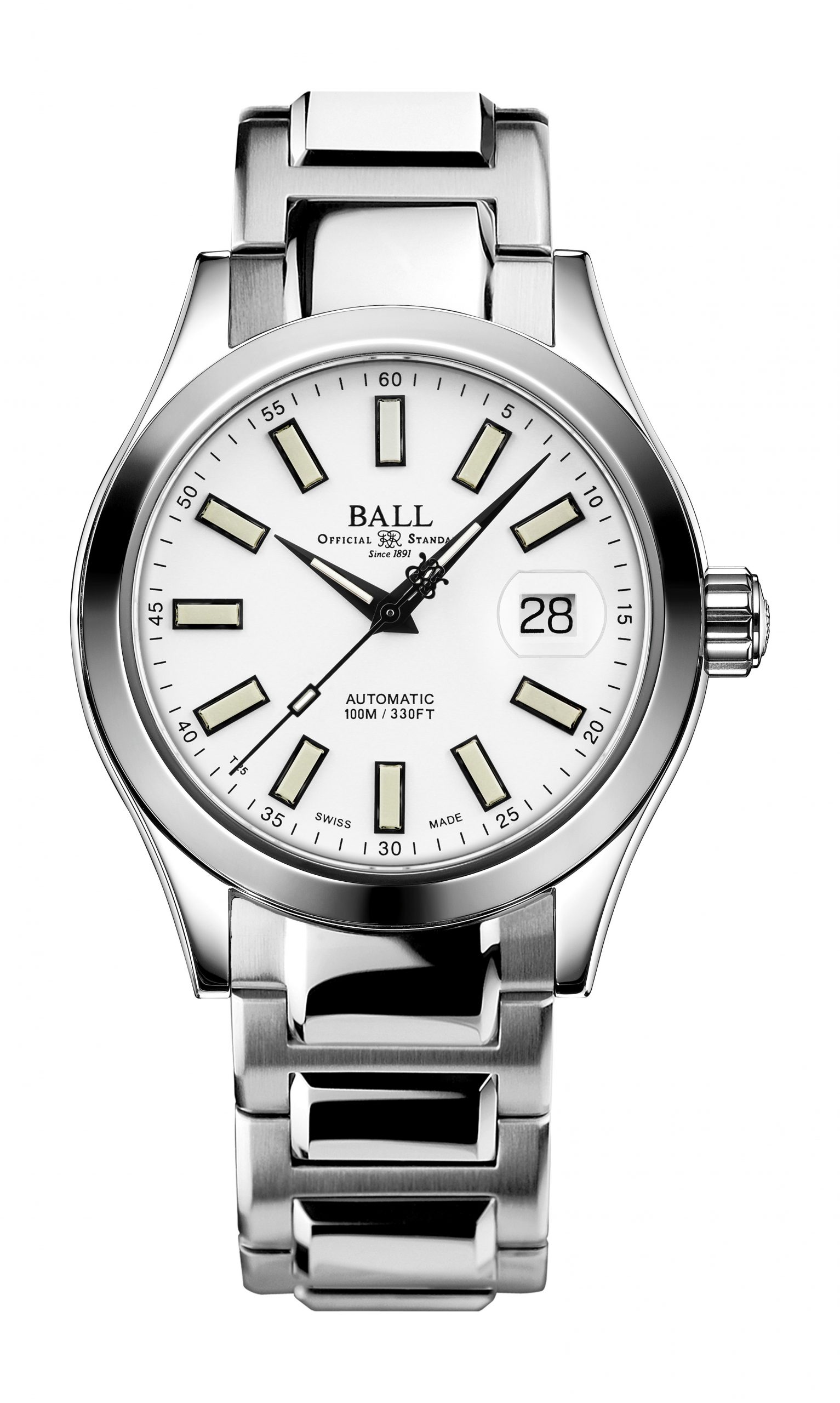 BALL Engineer III Marvelight luxury timepiece - detailed view