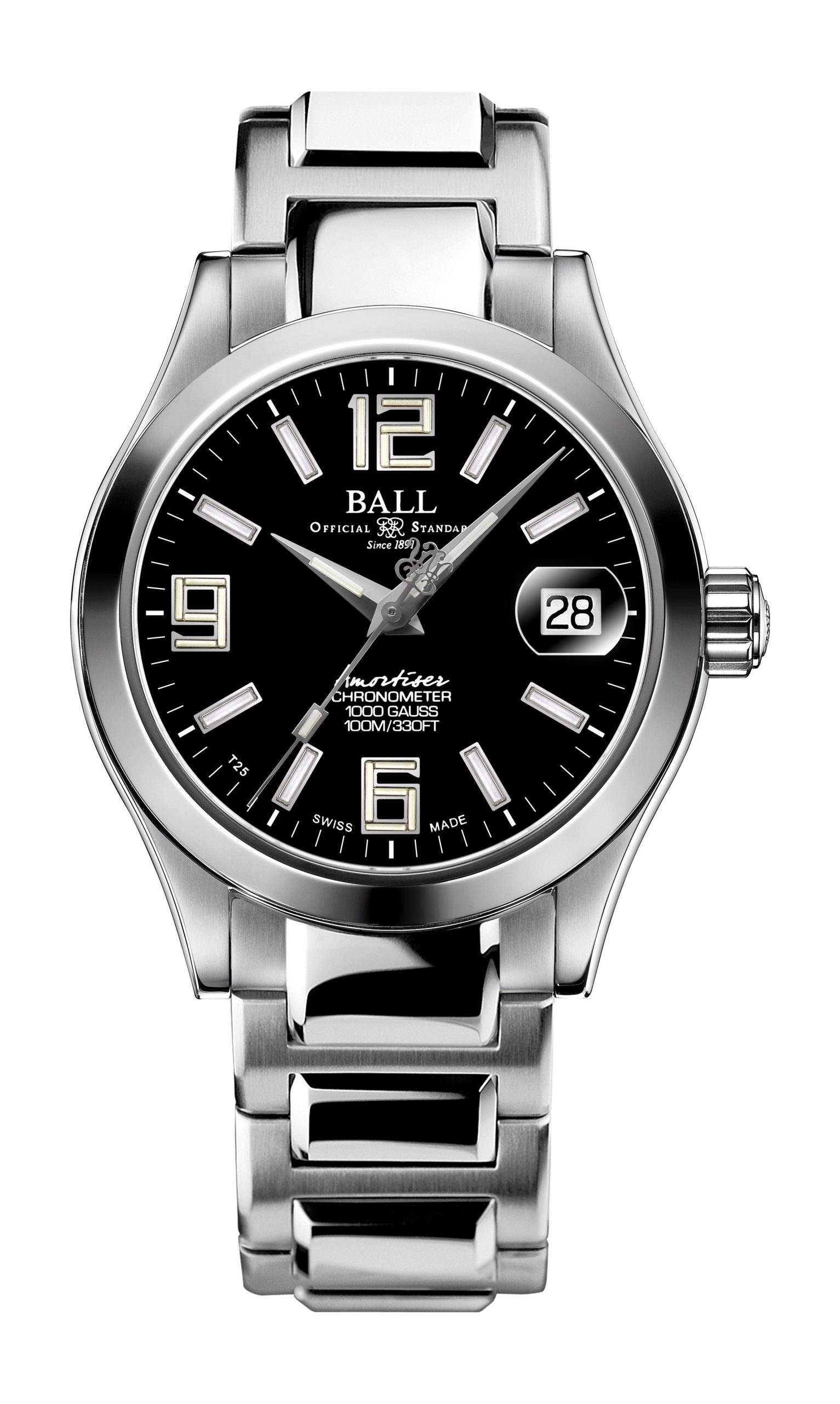 BALL Engineer III Pioneer II 36 luxury timepiece - detailed view