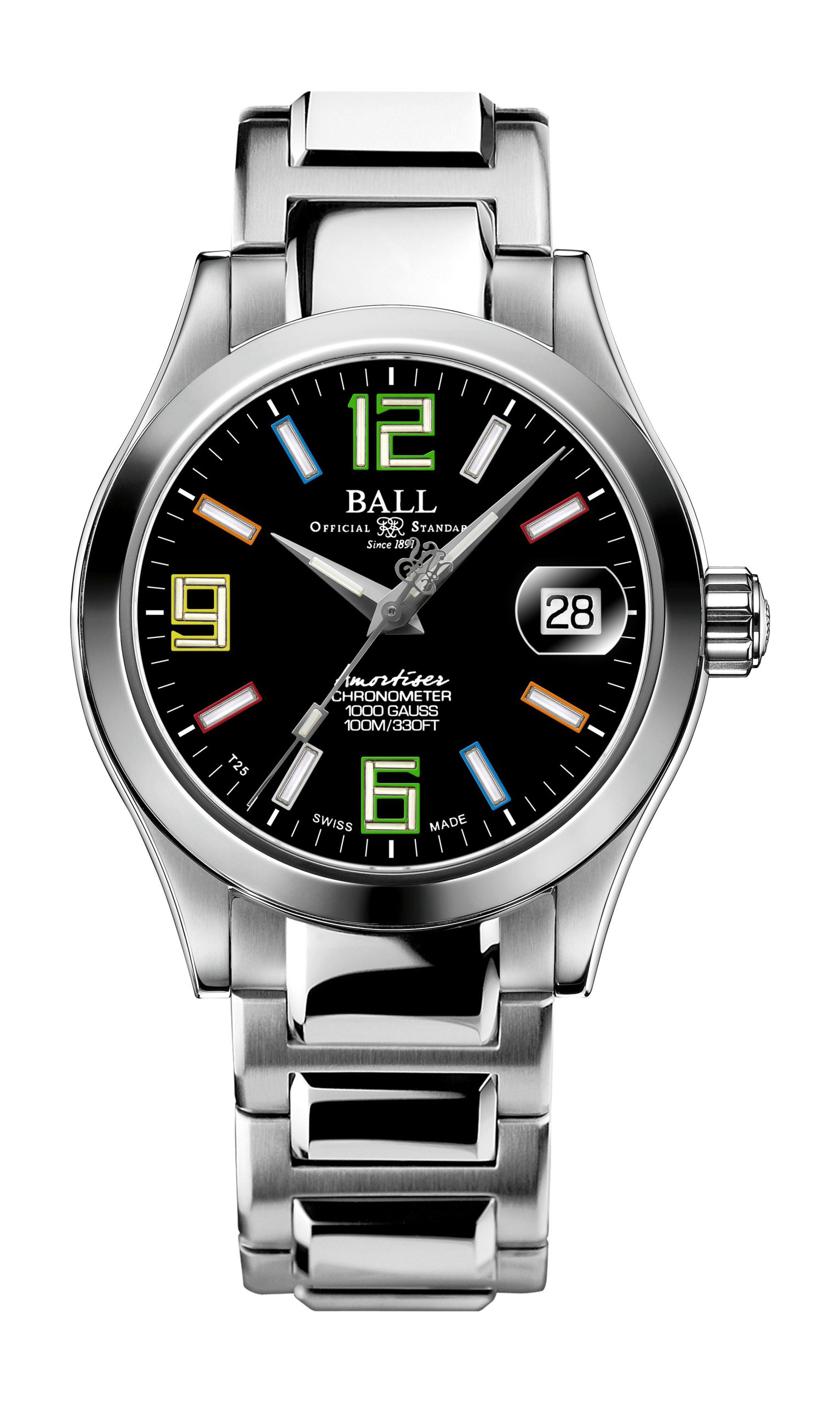 BALL Engineer III Pioneer II 36 luxury timepiece - detailed view