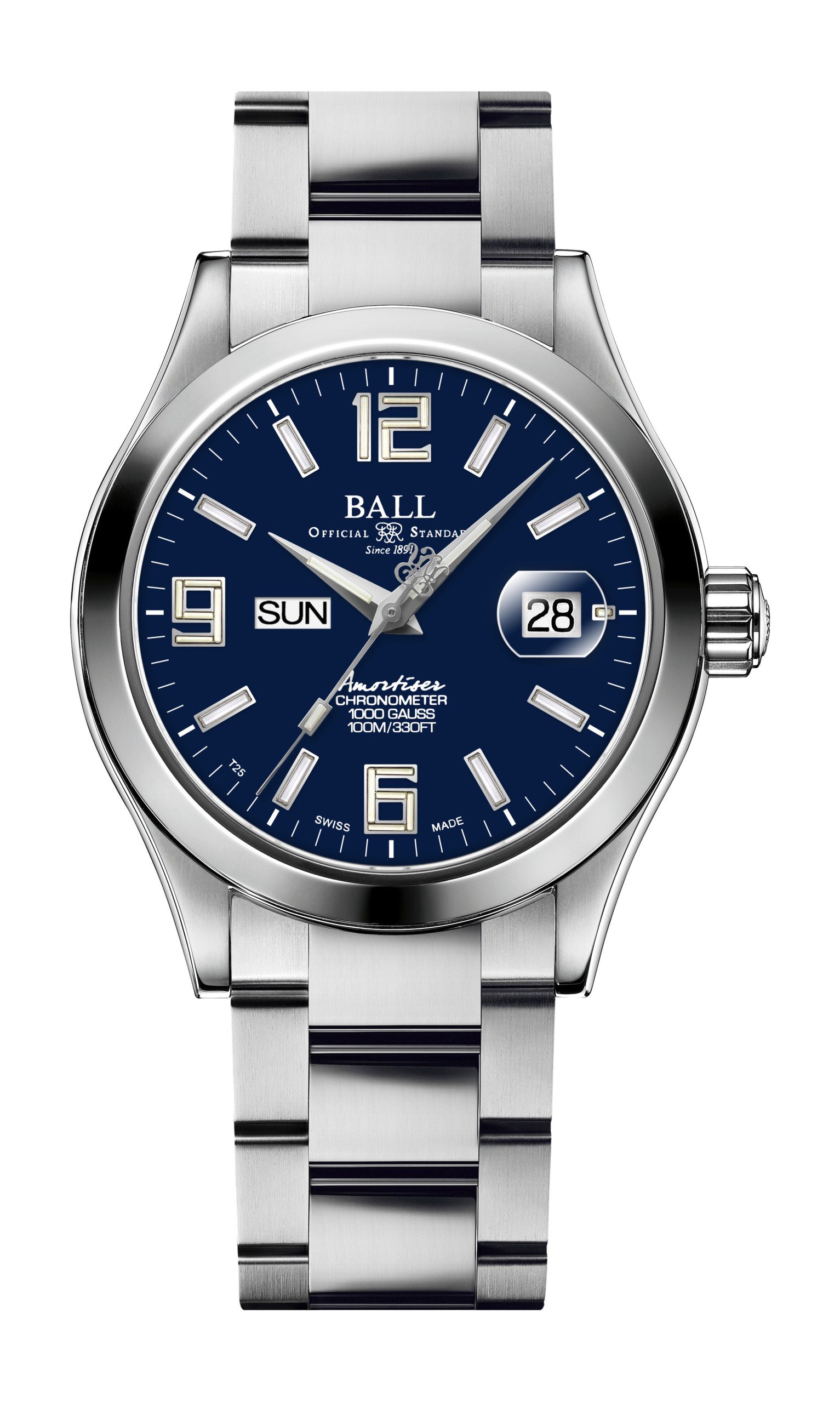 BALL Engineer III Pioneer II 40 luxury timepiece - detailed view