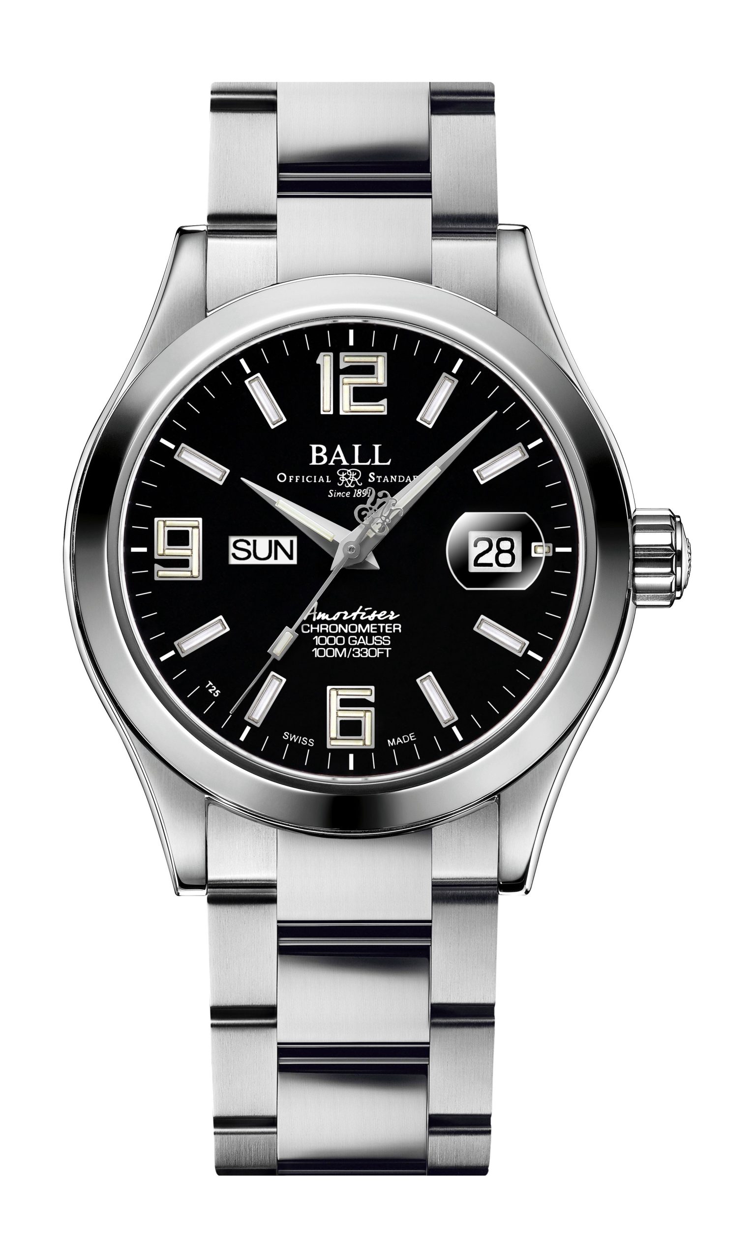 BALL Engineer III Pioneer II 40 luxury timepiece - detailed view