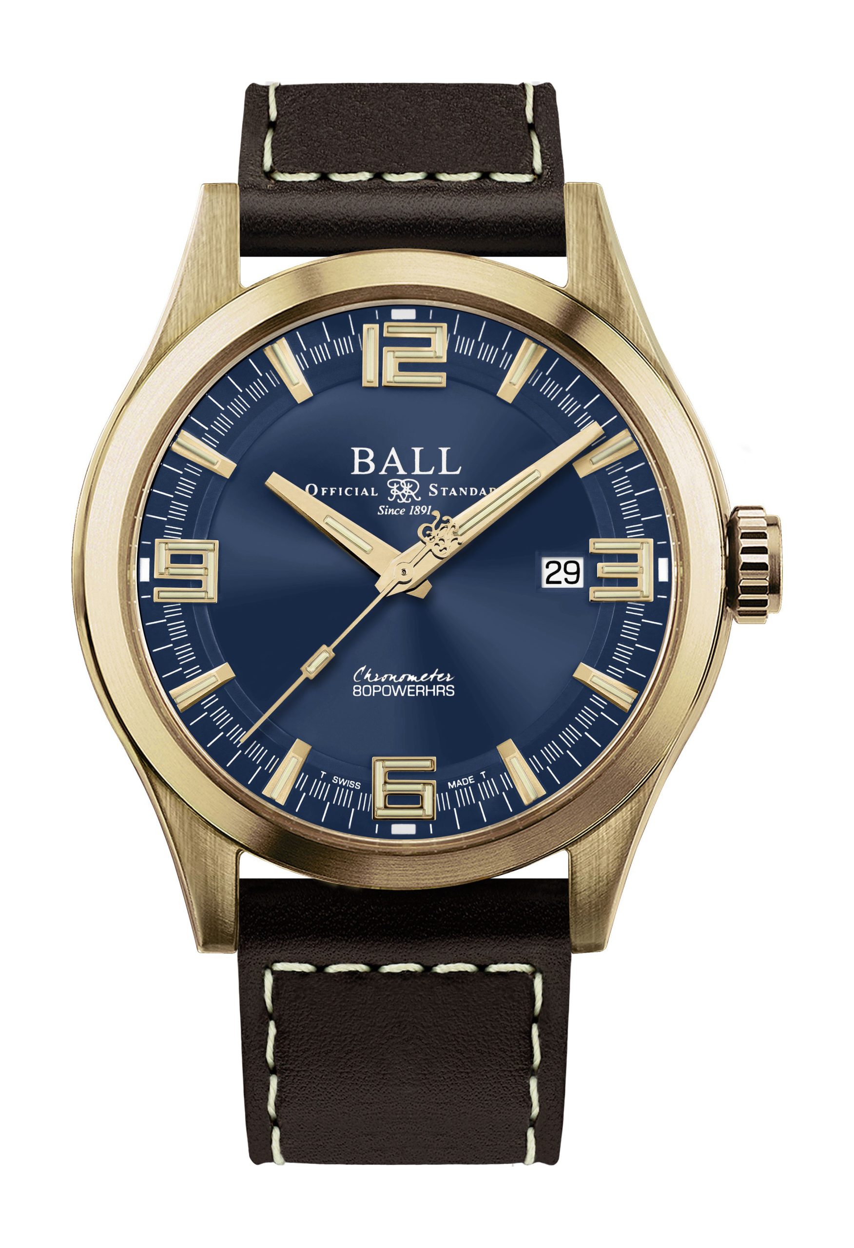 BALL Engineer M Challenger Bronze luxury timepiece - detailed view