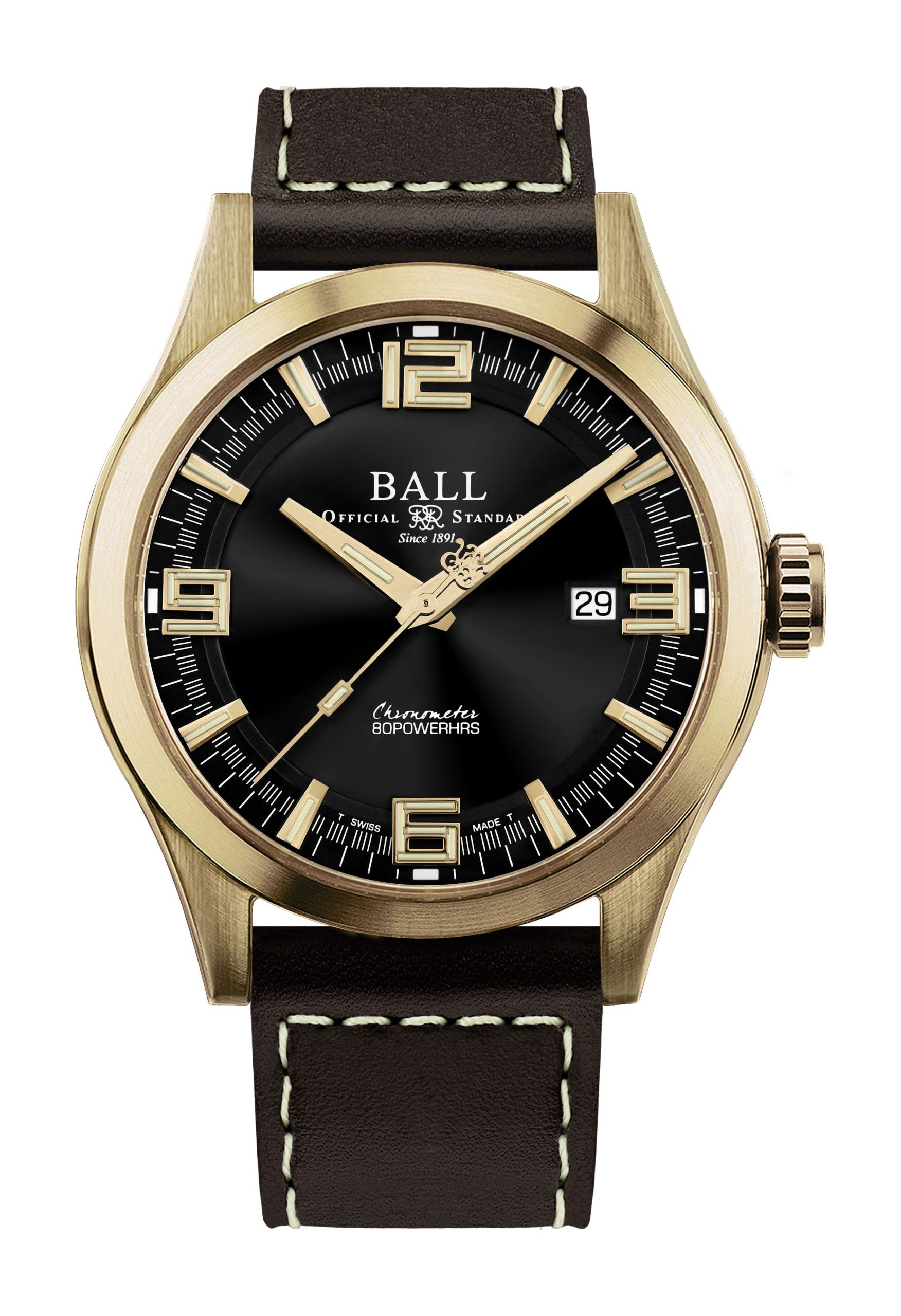 BALL Engineer M Challenger Bronze luxury timepiece - detailed view