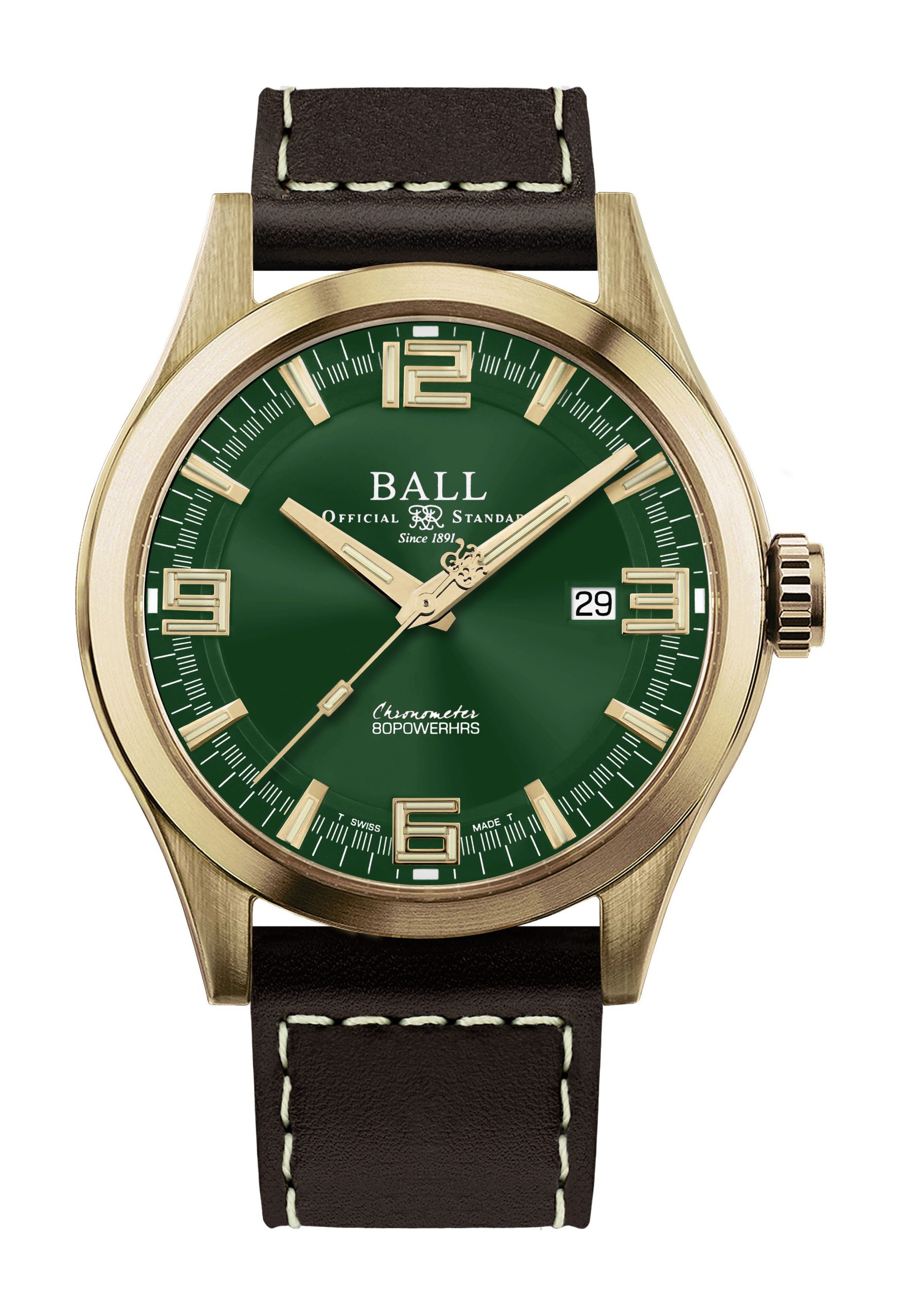 BALL Engineer M Challenger Bronze luxury timepiece - detailed view