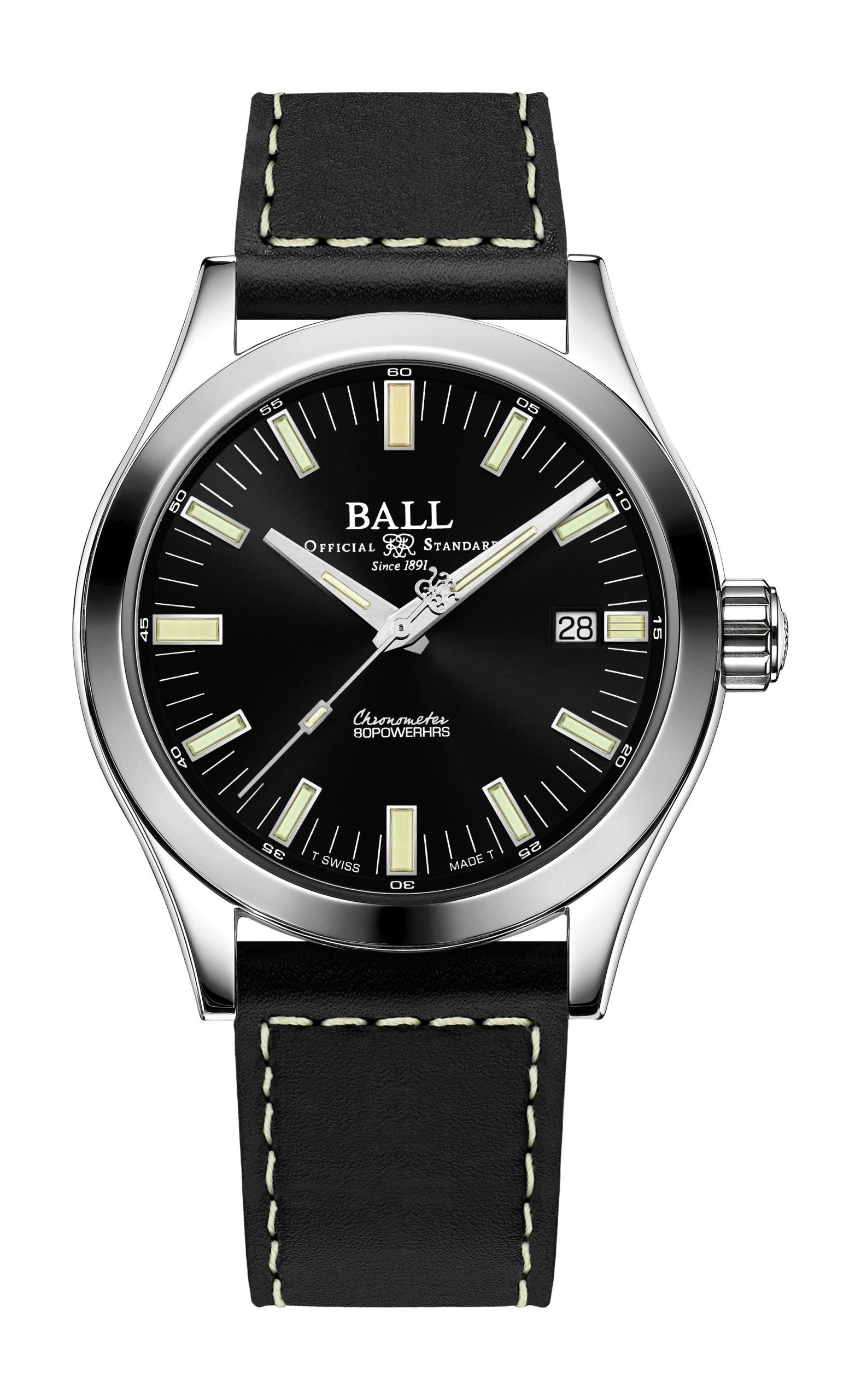 BALL Engineer M Marvelight luxury timepiece - detailed view