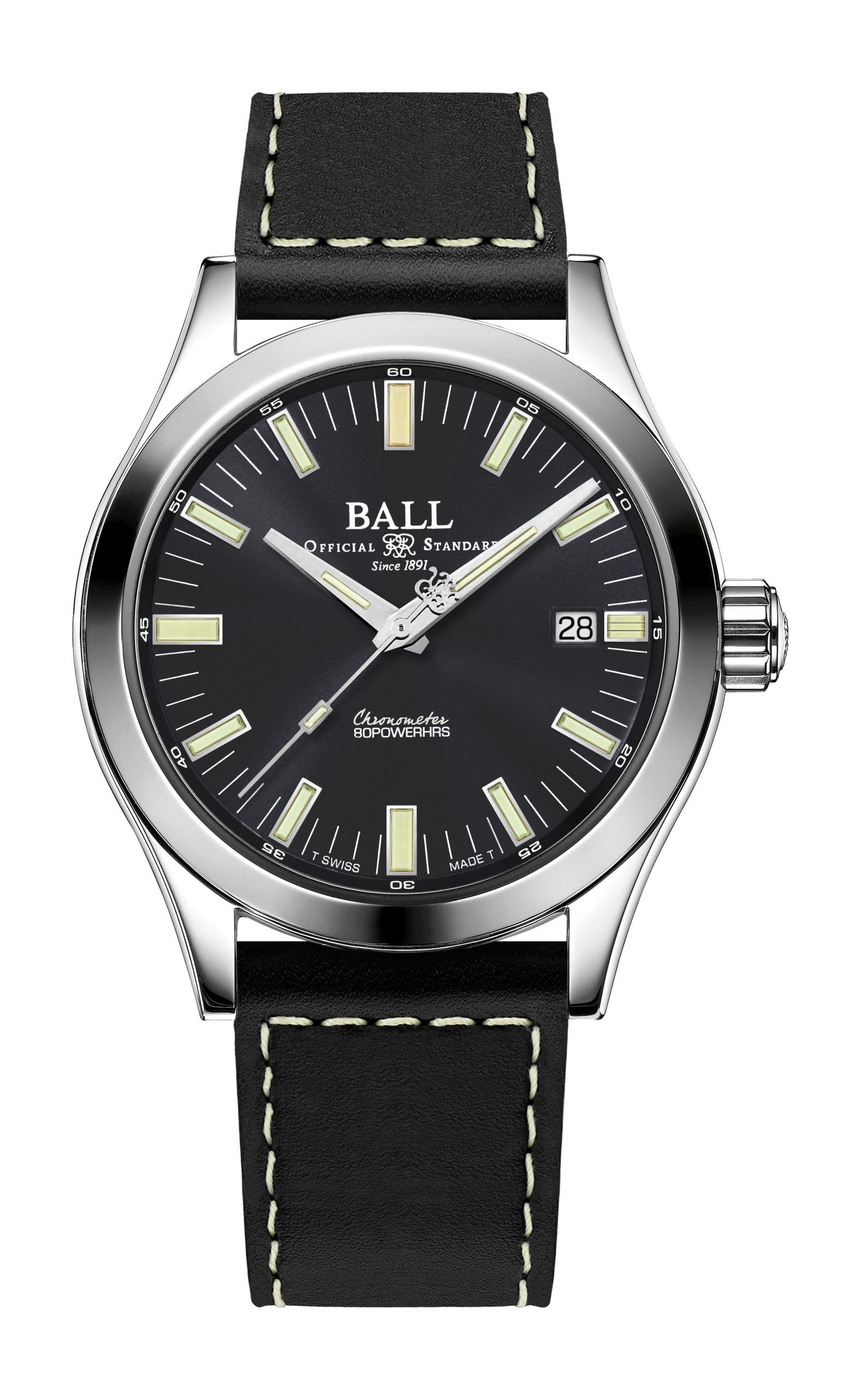 BALL Engineer M Marvelight luxury timepiece - detailed view