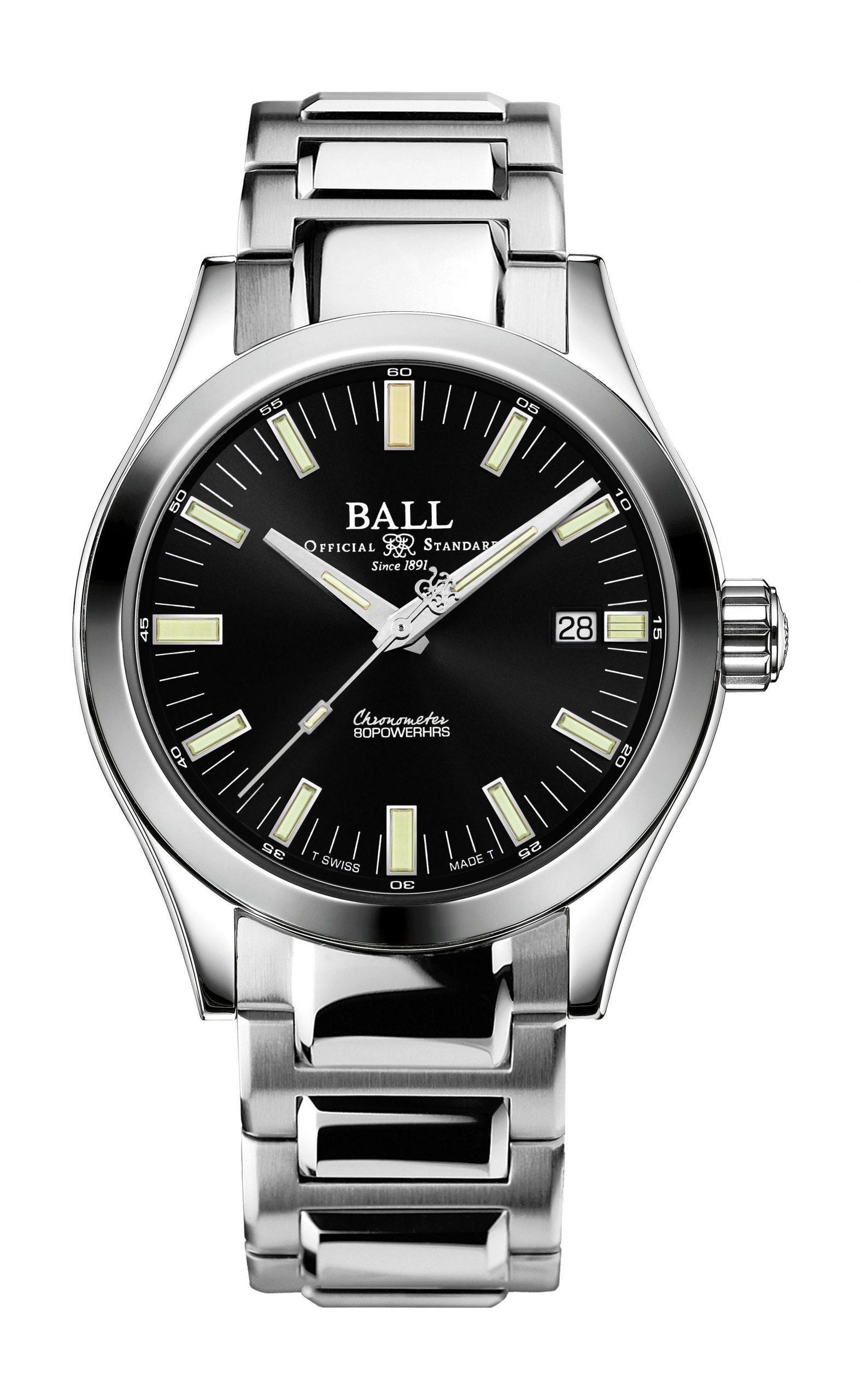 BALL Engineer M Marvelight luxury timepiece - detailed view