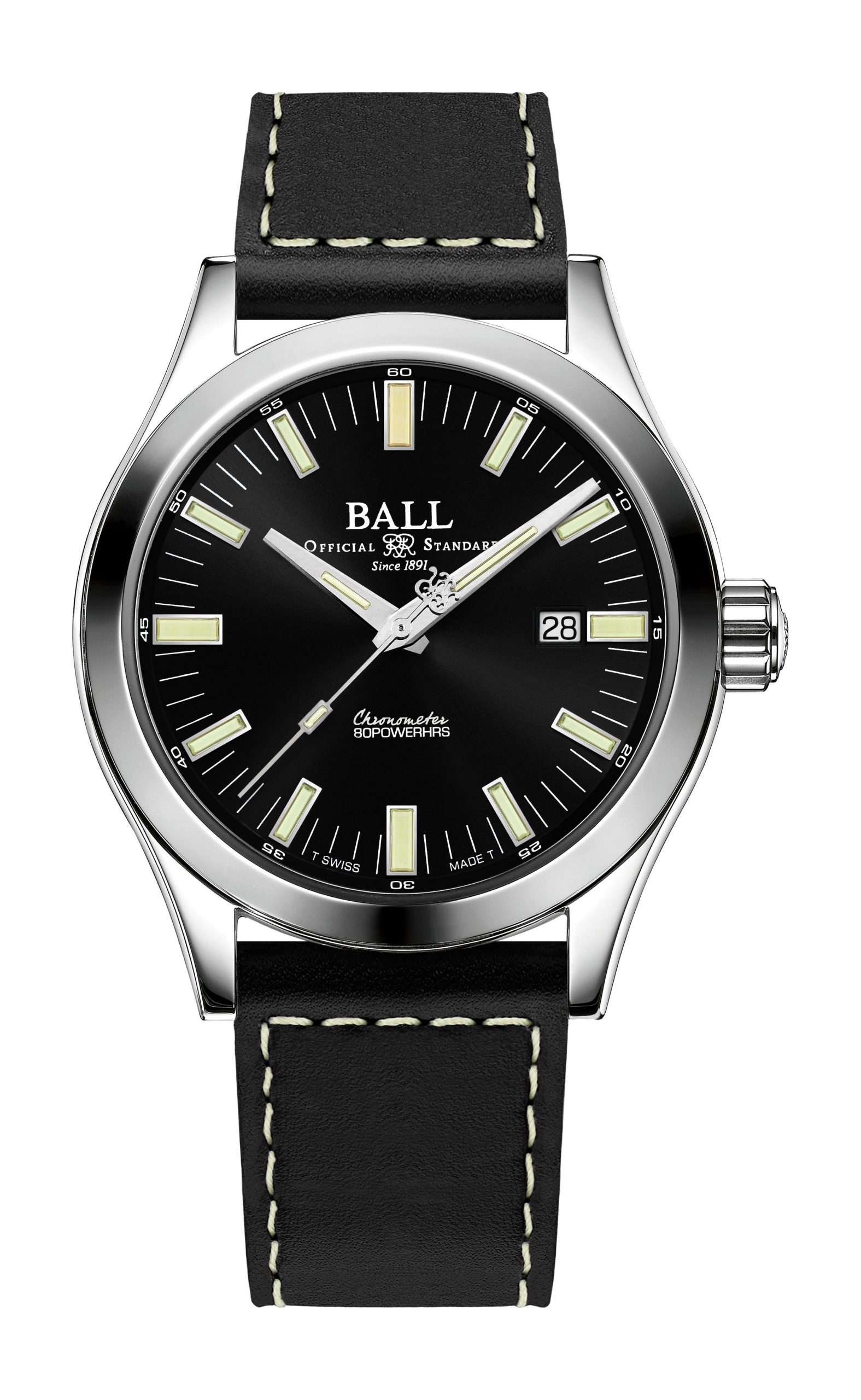 BALL Engineer M Marvelight luxury timepiece - detailed view