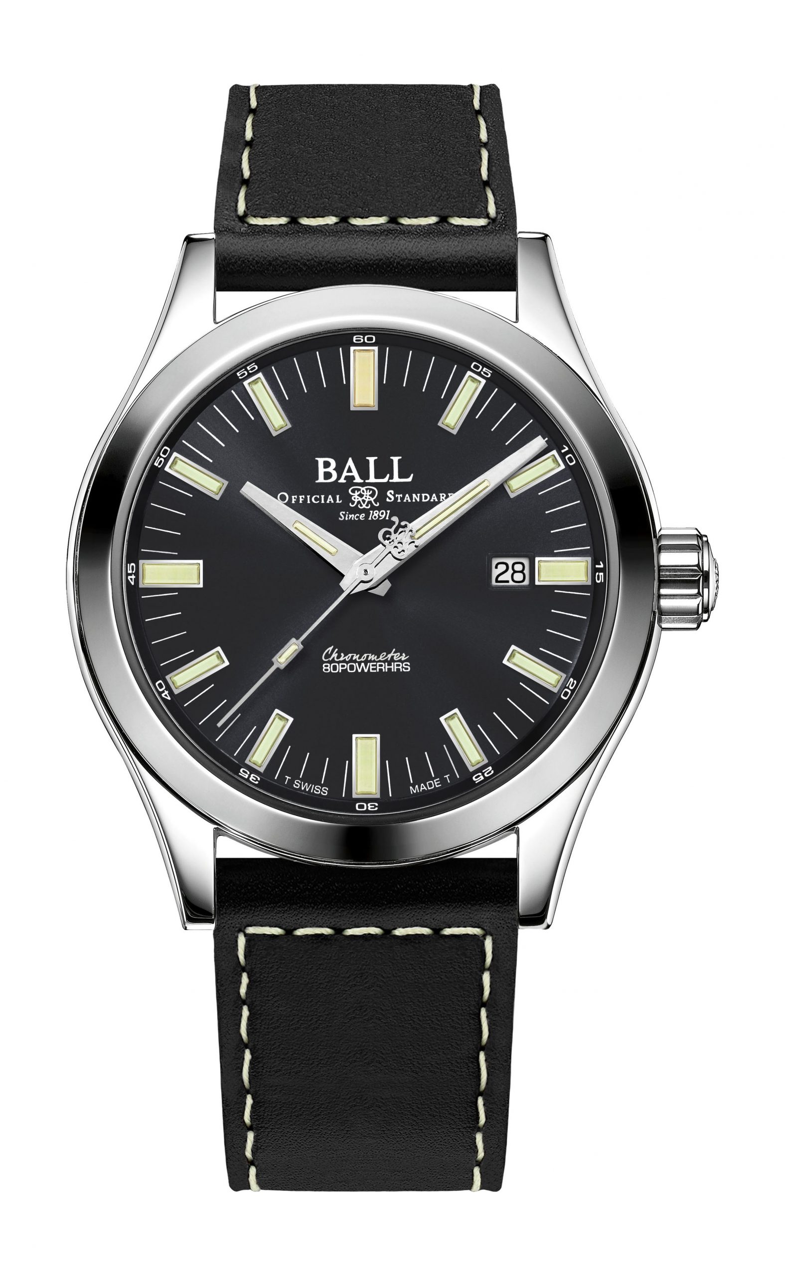 BALL Engineer M Marvelight luxury timepiece - detailed view