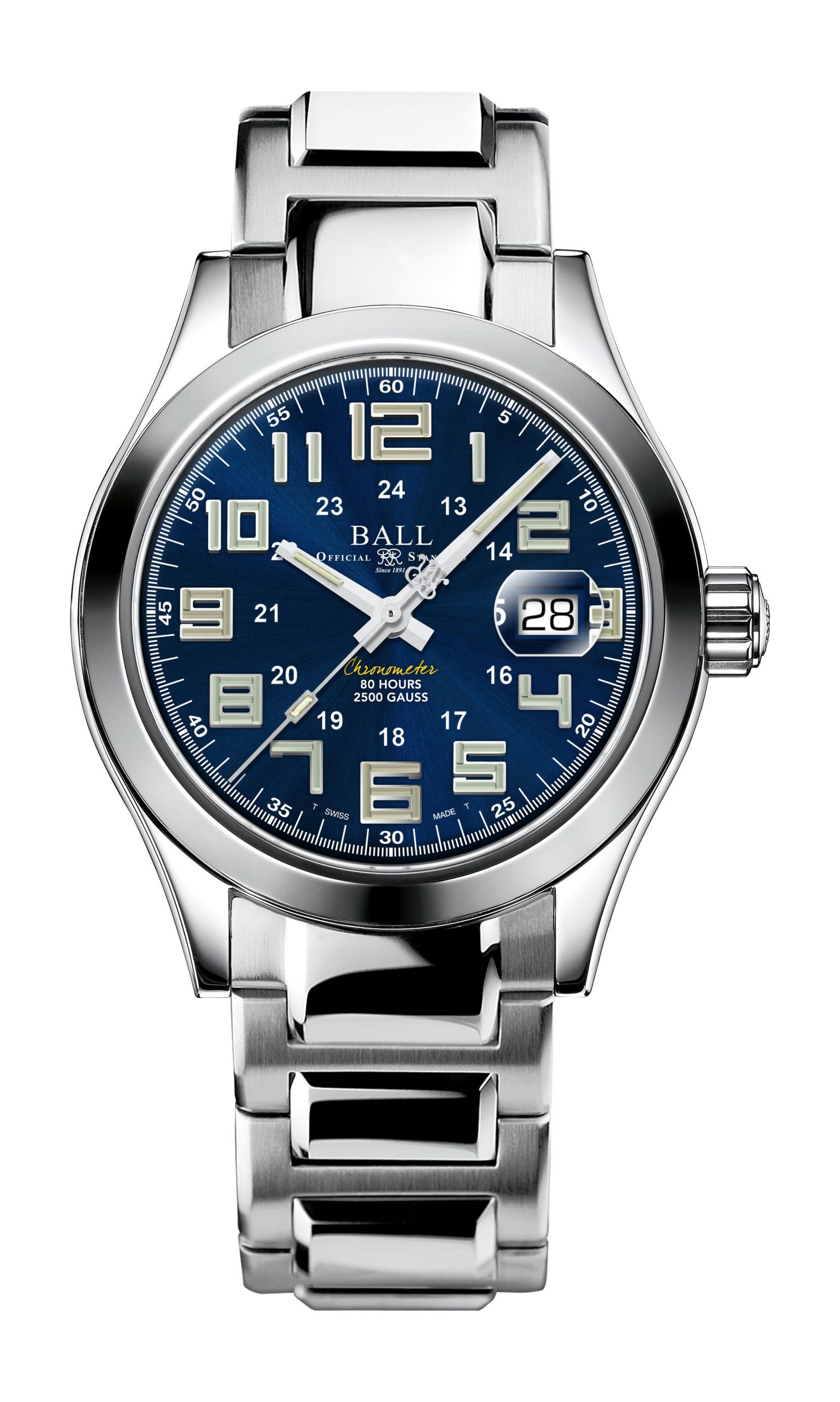 BALL Engineer M Pioneer luxury timepiece - detailed view