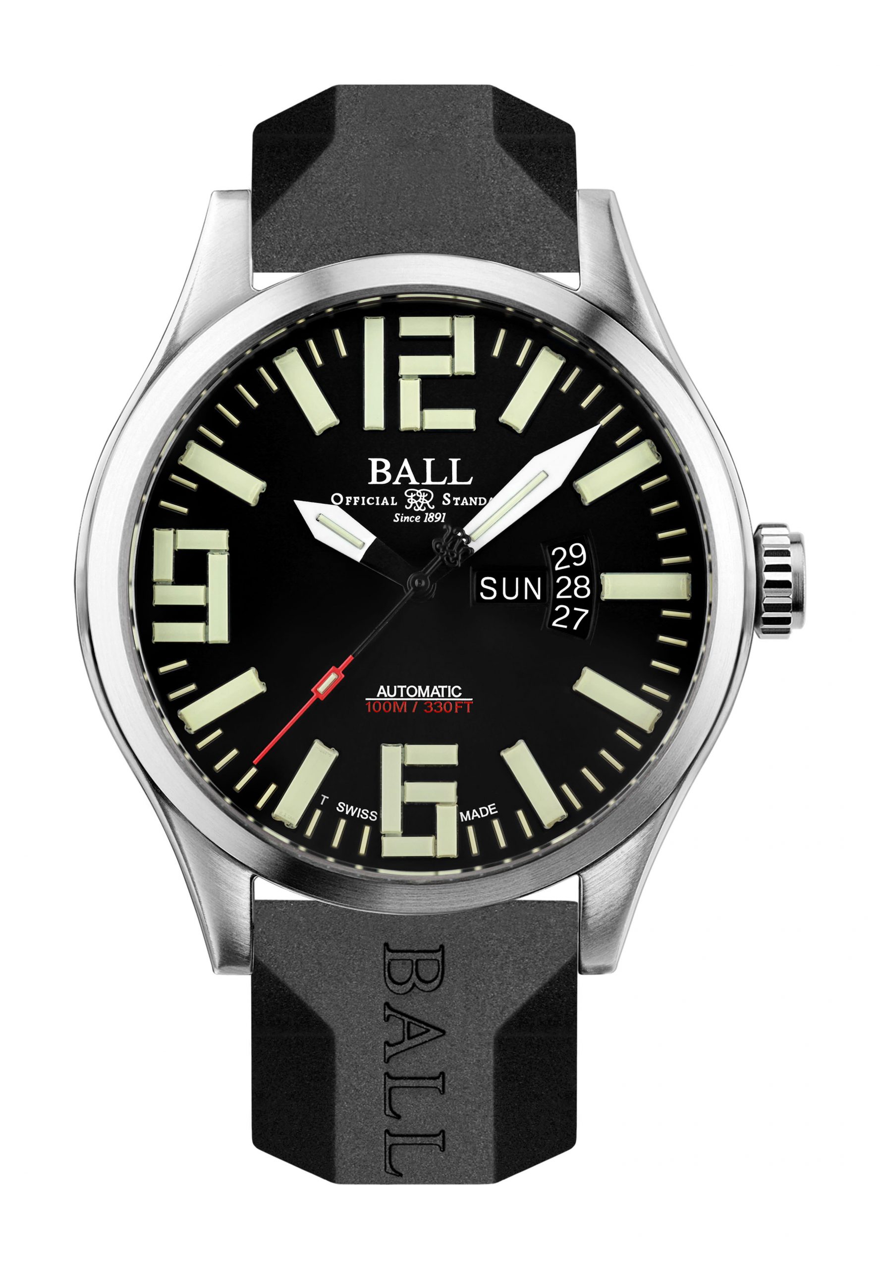 BALL Engineer Master II Aviator luxury timepiece - detailed view
