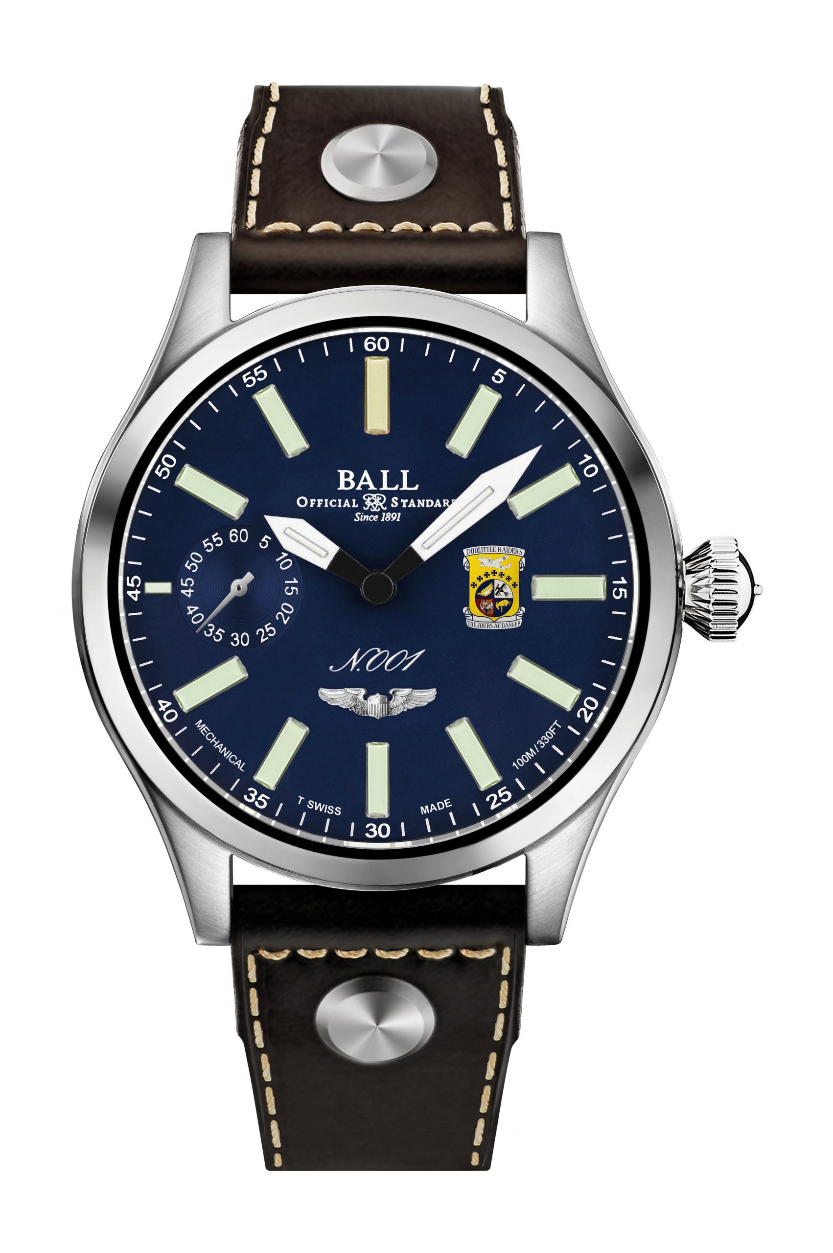BALL Engineer Master II Doolittle Raiders 46 luxury timepiece - detailed view