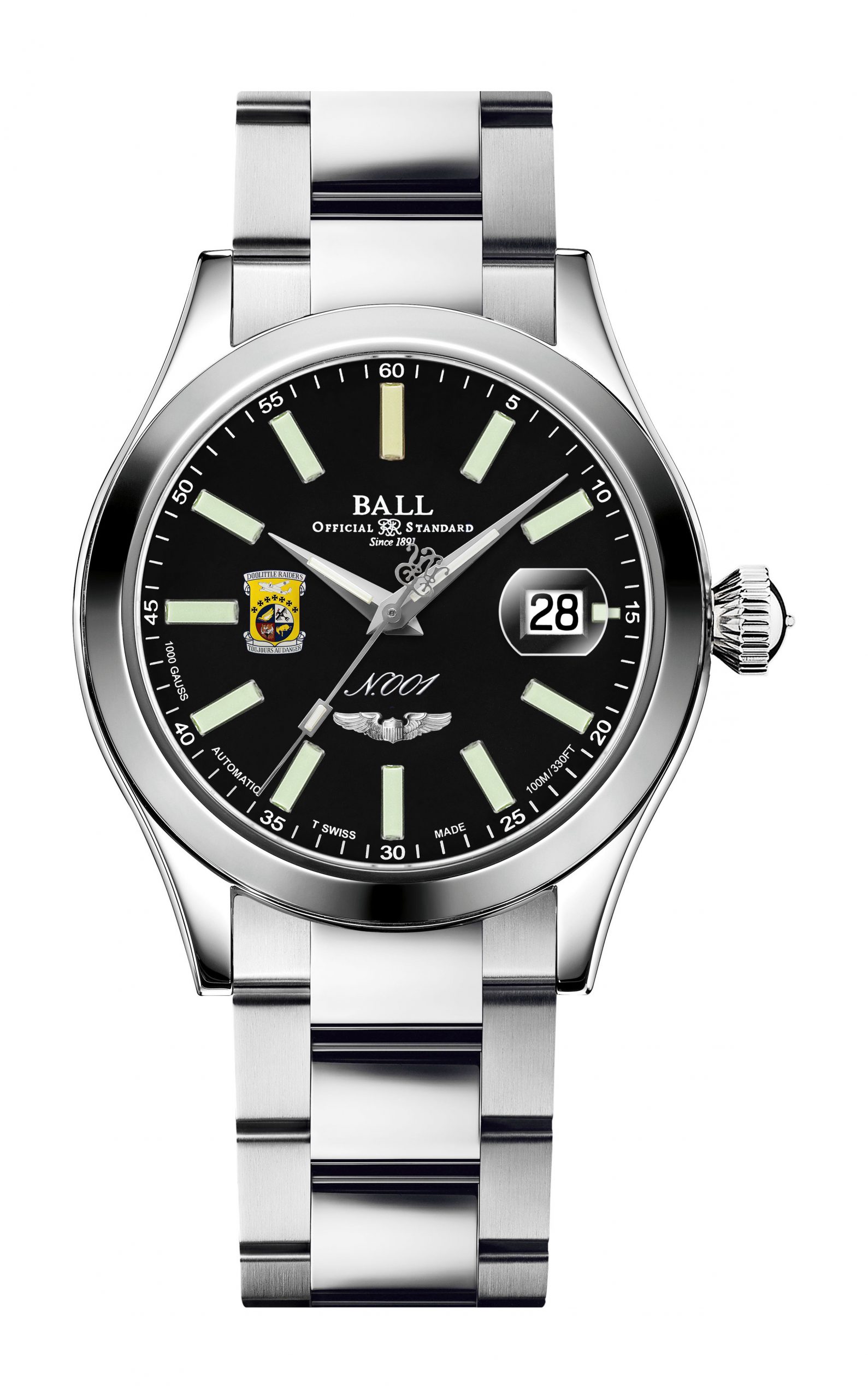 BALL Engineer Master II Doolittle Raiders 40 luxury timepiece - detailed view