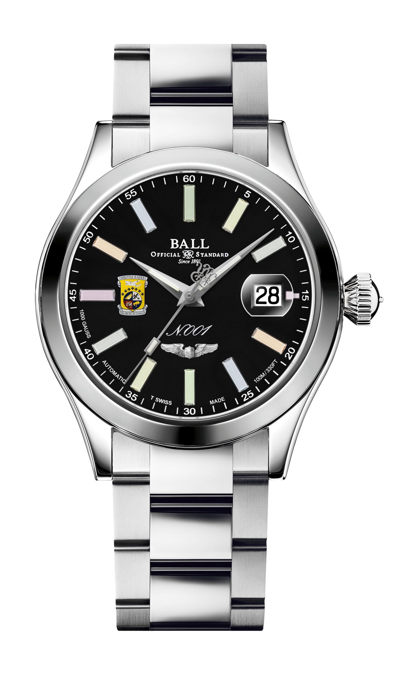 BALL Engineer Master II Doolittle Raiders 40 luxury timepiece - detailed view