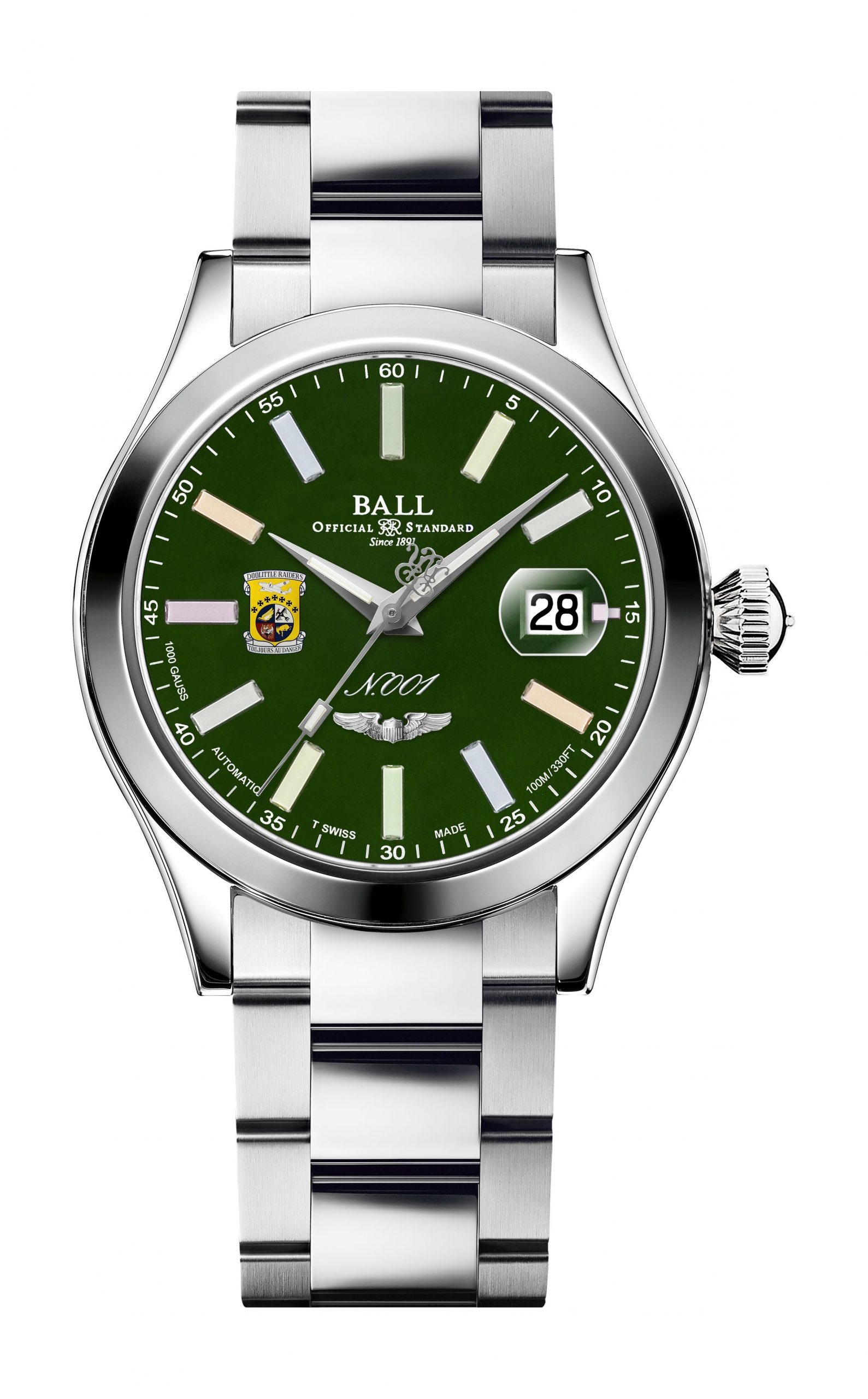 BALL Engineer Master II Doolittle Raiders 40 luxury timepiece - detailed view