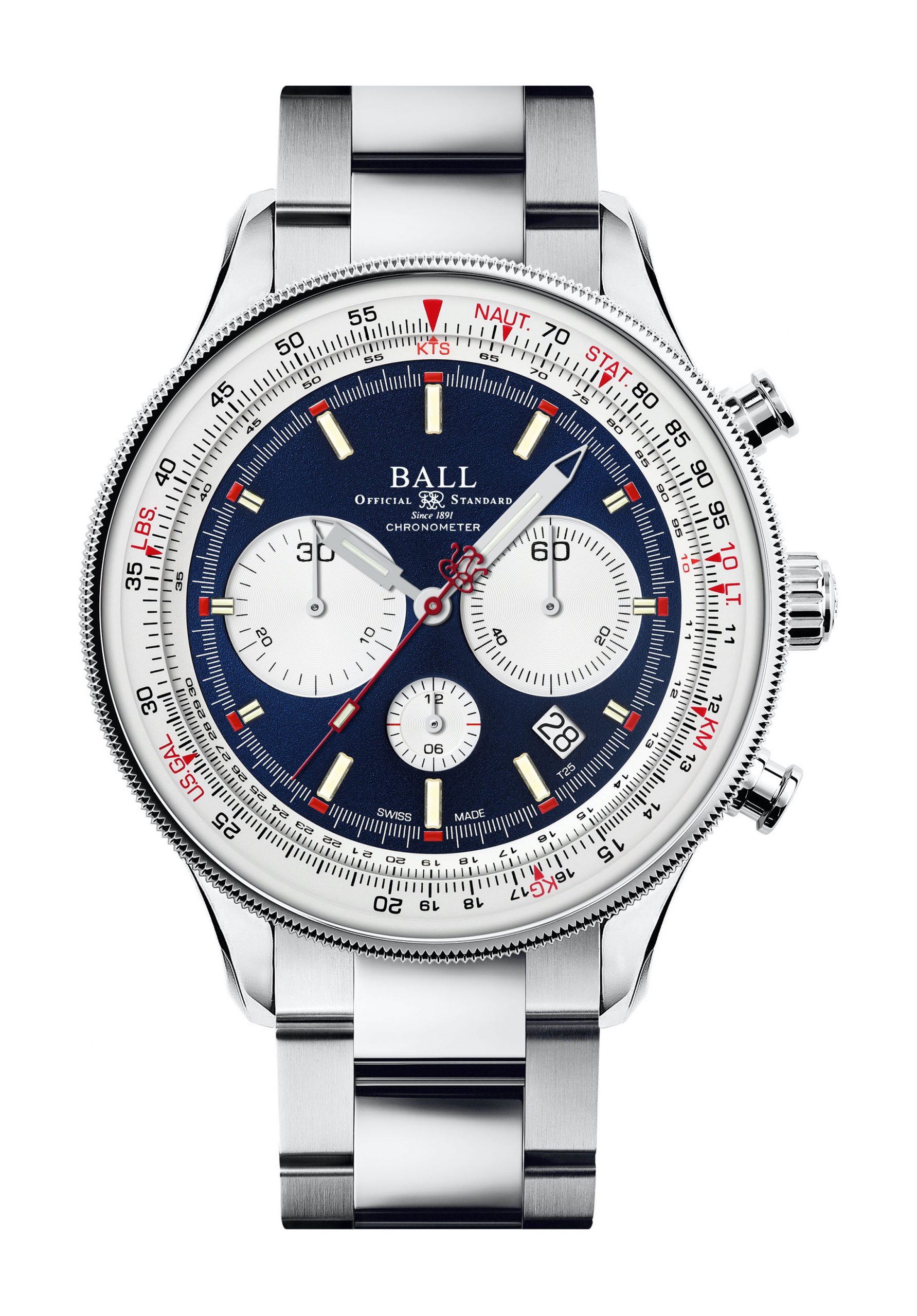 BALL Engineer Master II Normandy luxury timepiece - detailed view