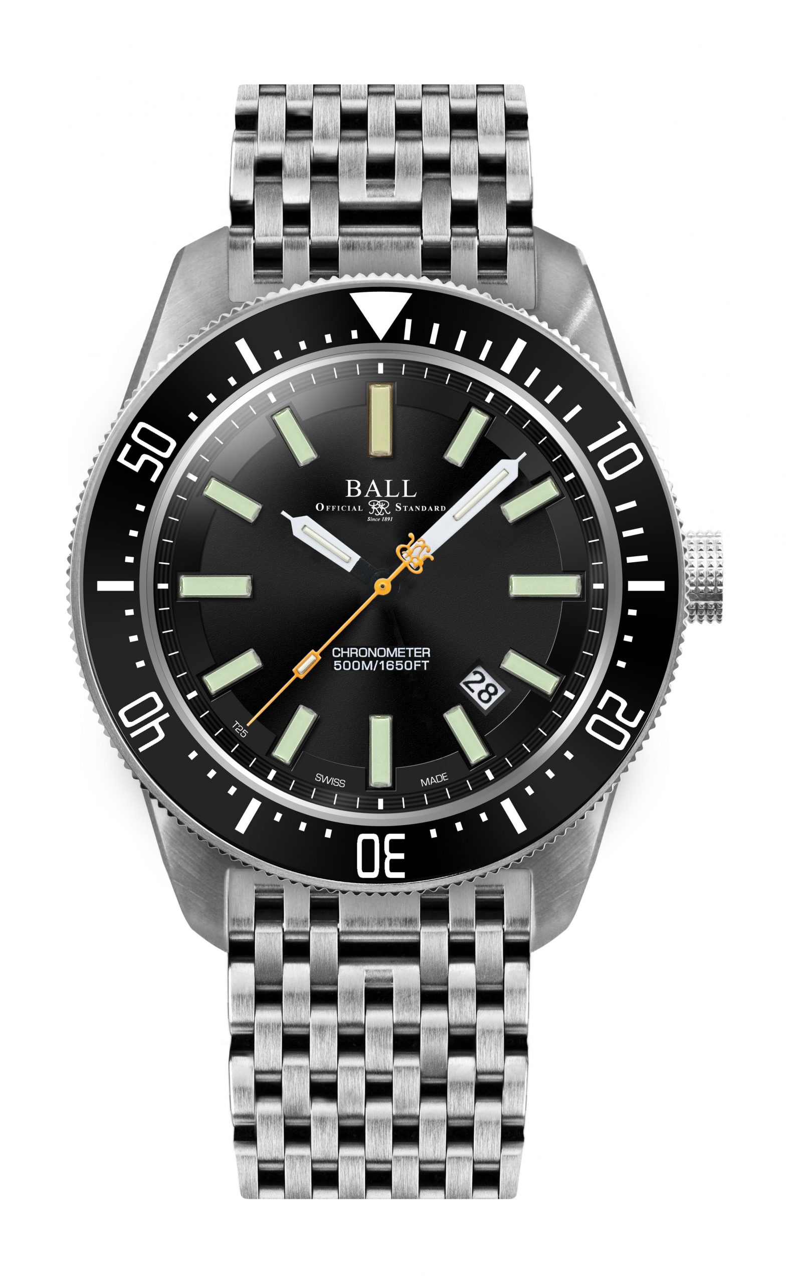 BALL Engineer Master II Skindiver II luxury timepiece - detailed view