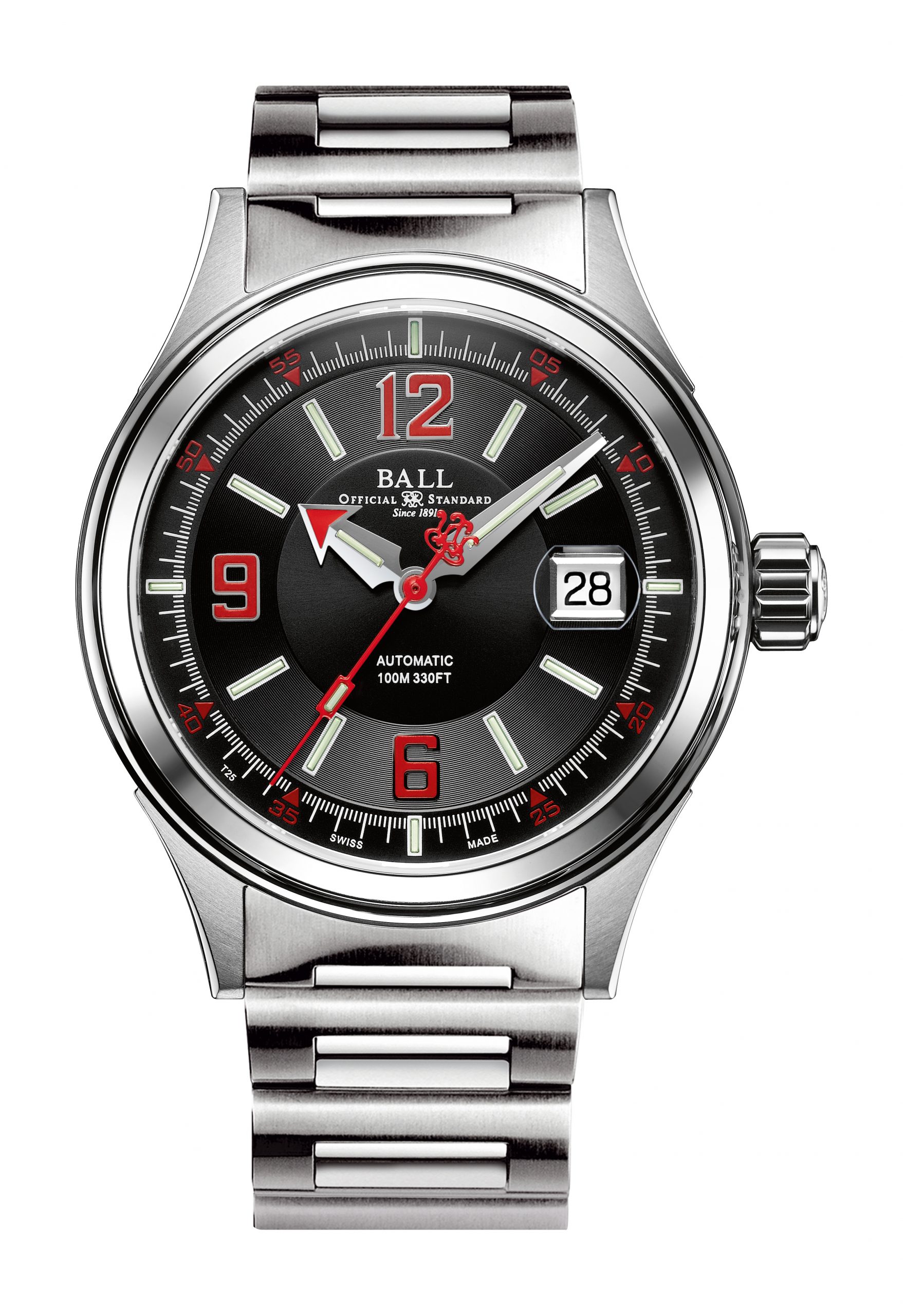 BALL Fireman Racer luxury timepiece - detailed view