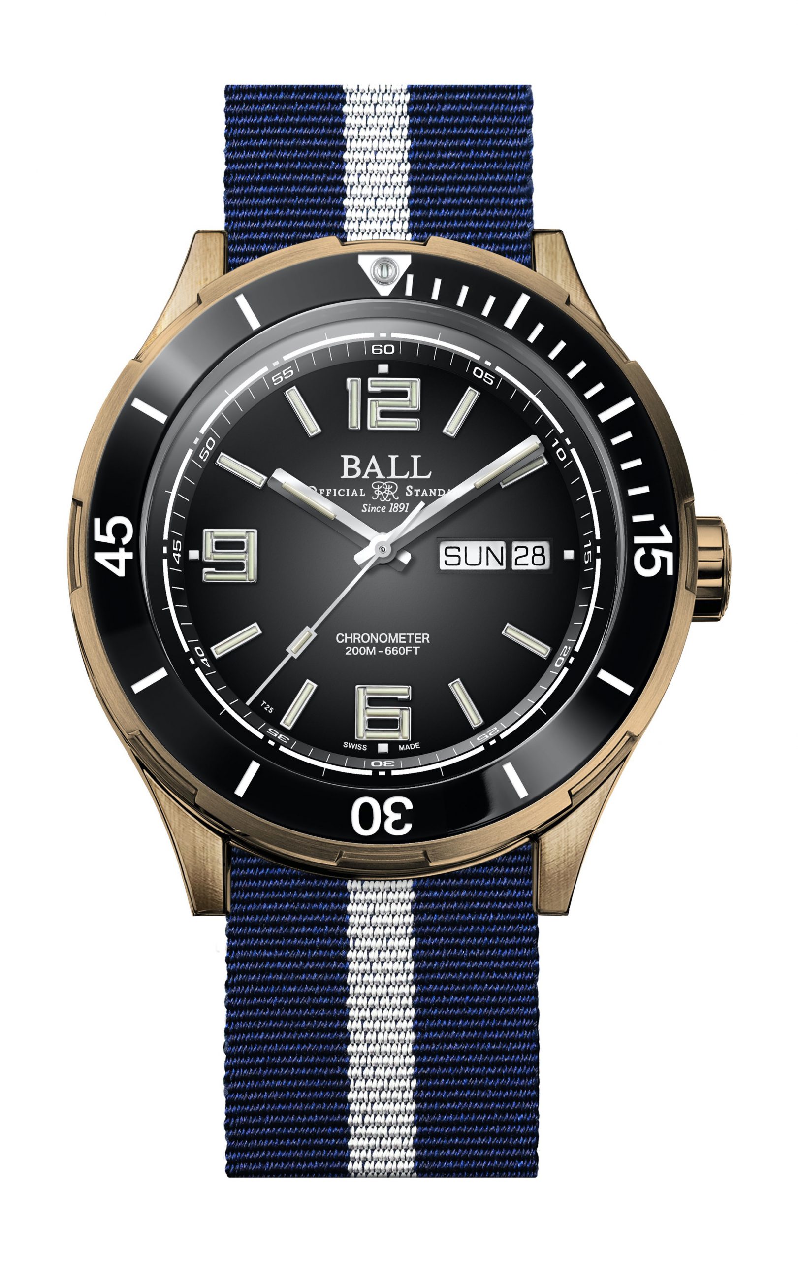 BALL Roadmaster Archangel Bronze luxury timepiece - detailed view
