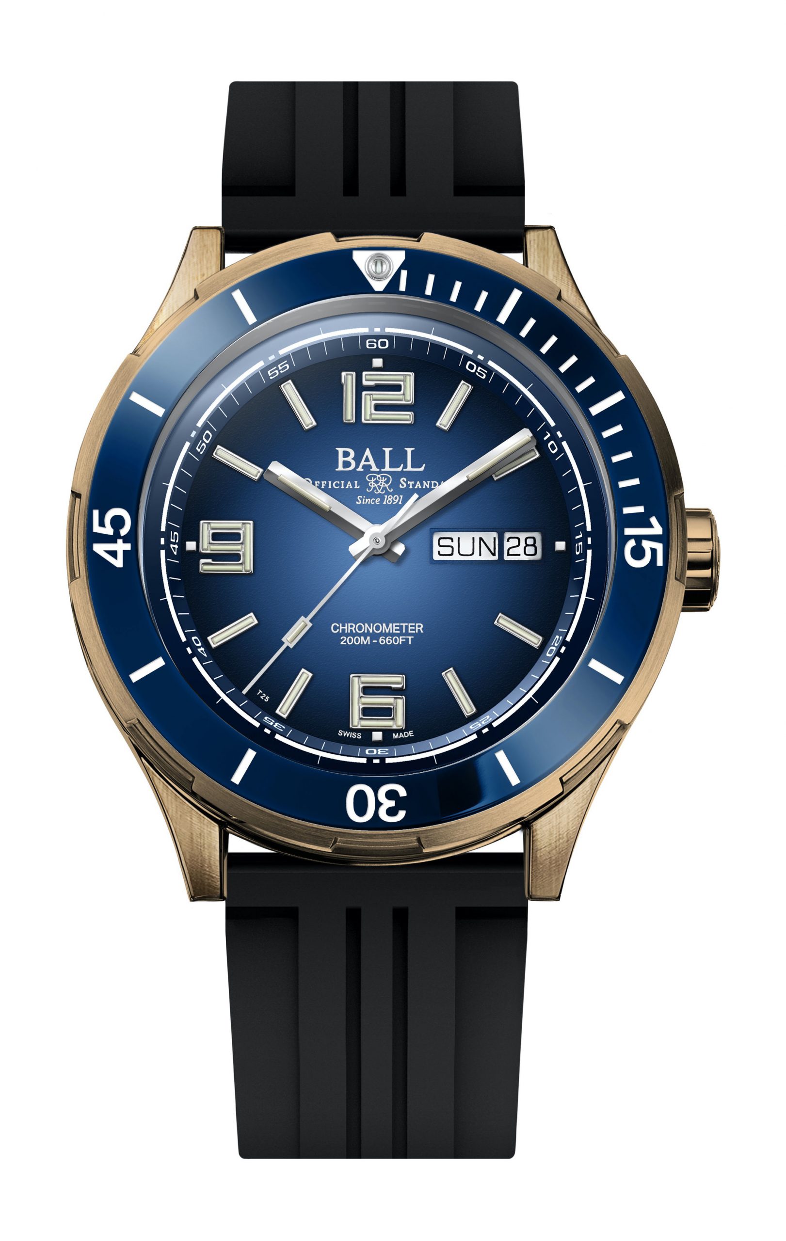 BALL Roadmaster Archangel Bronze luxury timepiece - detailed view