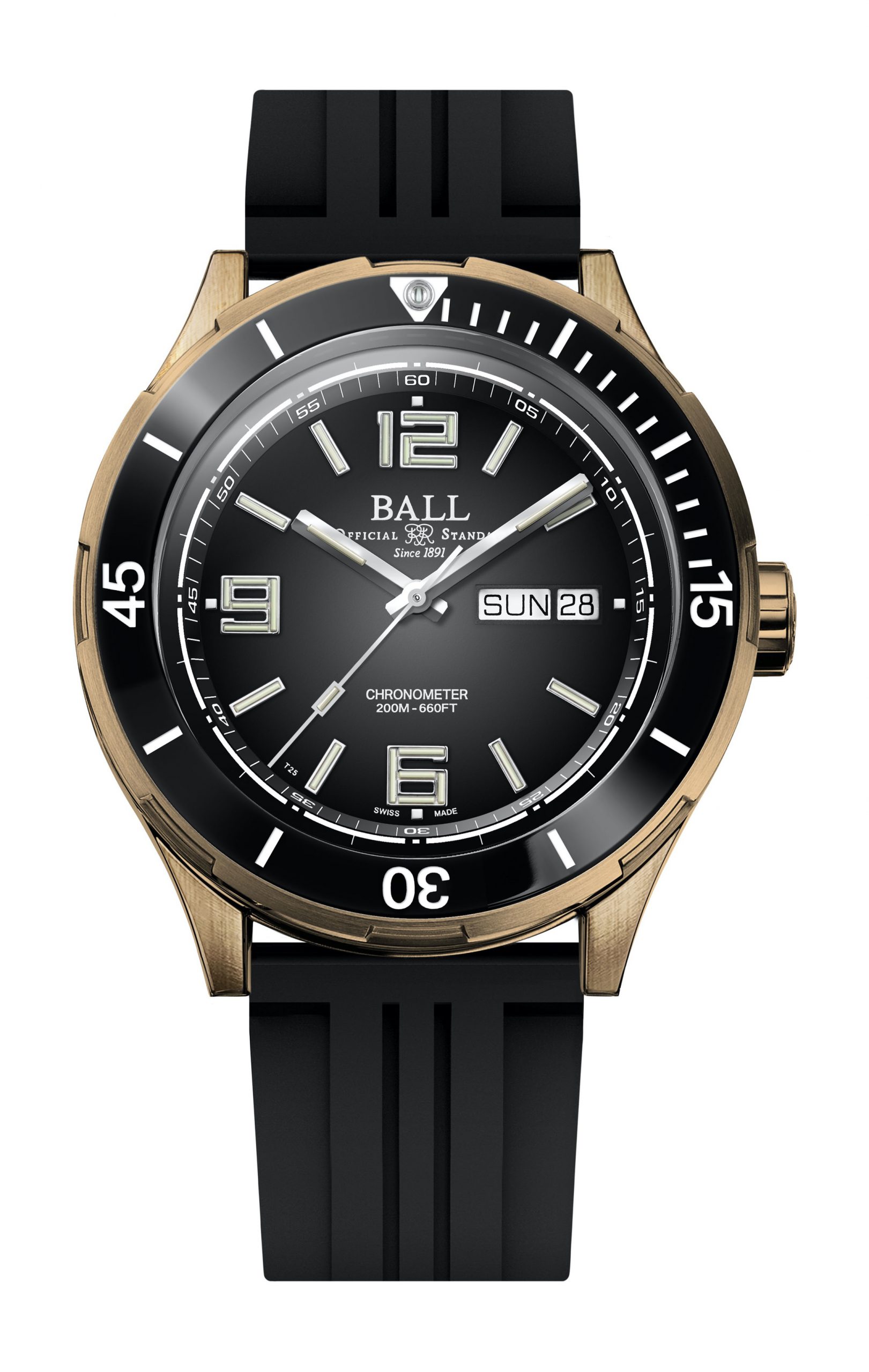 BALL Roadmaster Archangel Bronze luxury timepiece - detailed view
