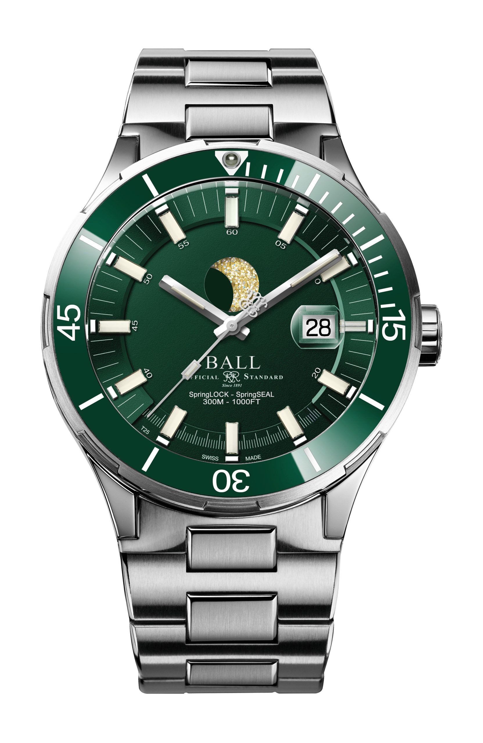 BALL Roadmaster Challenger Moonphase 40 luxury timepiece - detailed view
