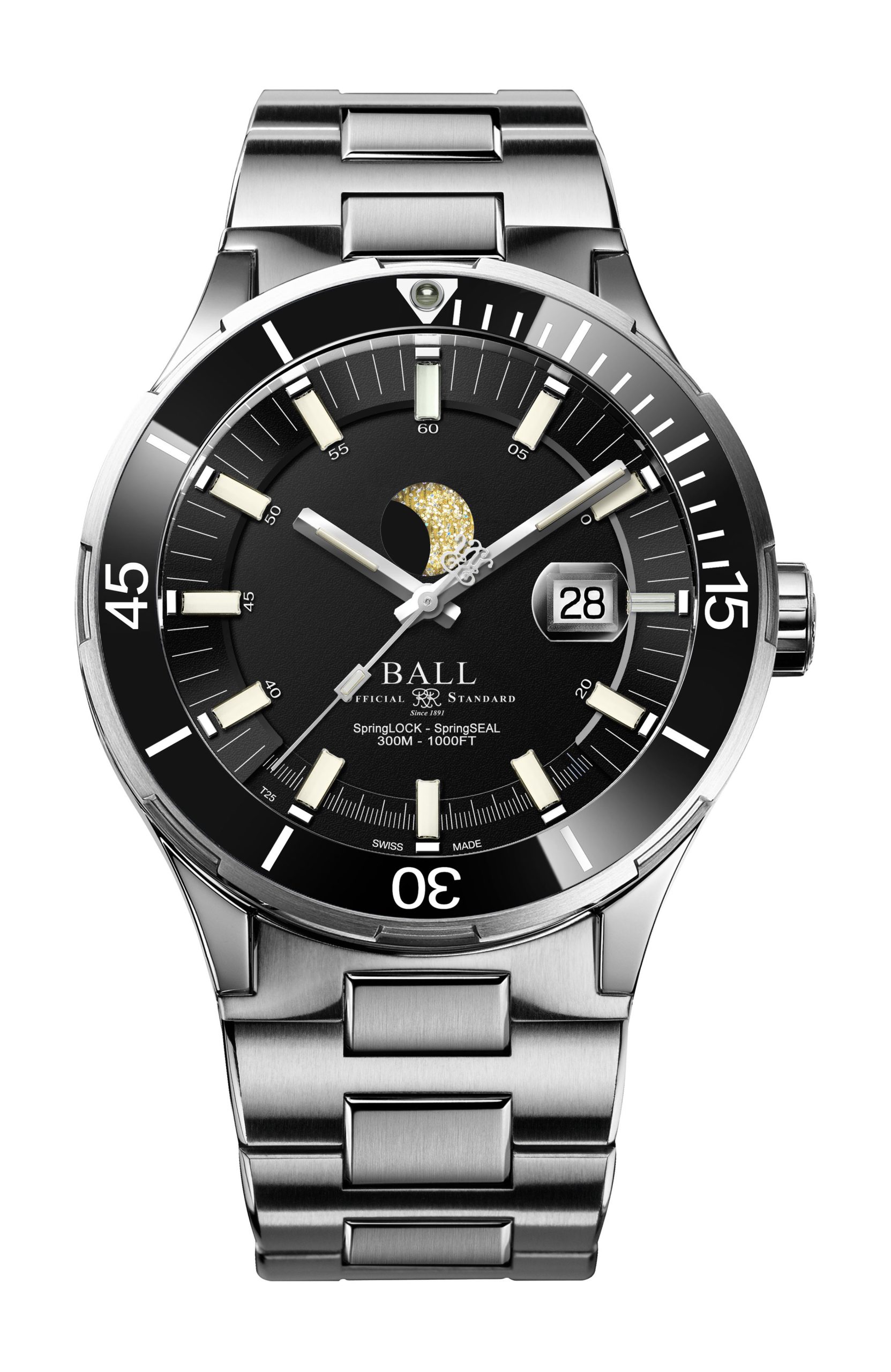 BALL Roadmaster Challenger Moonphase 43 luxury timepiece - detailed view