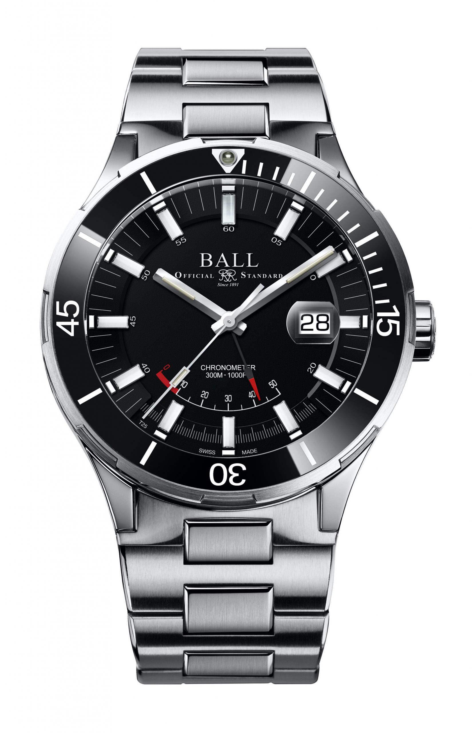 BALL Roadmaster Challenger Power Reserve 43 luxury timepiece - detailed view