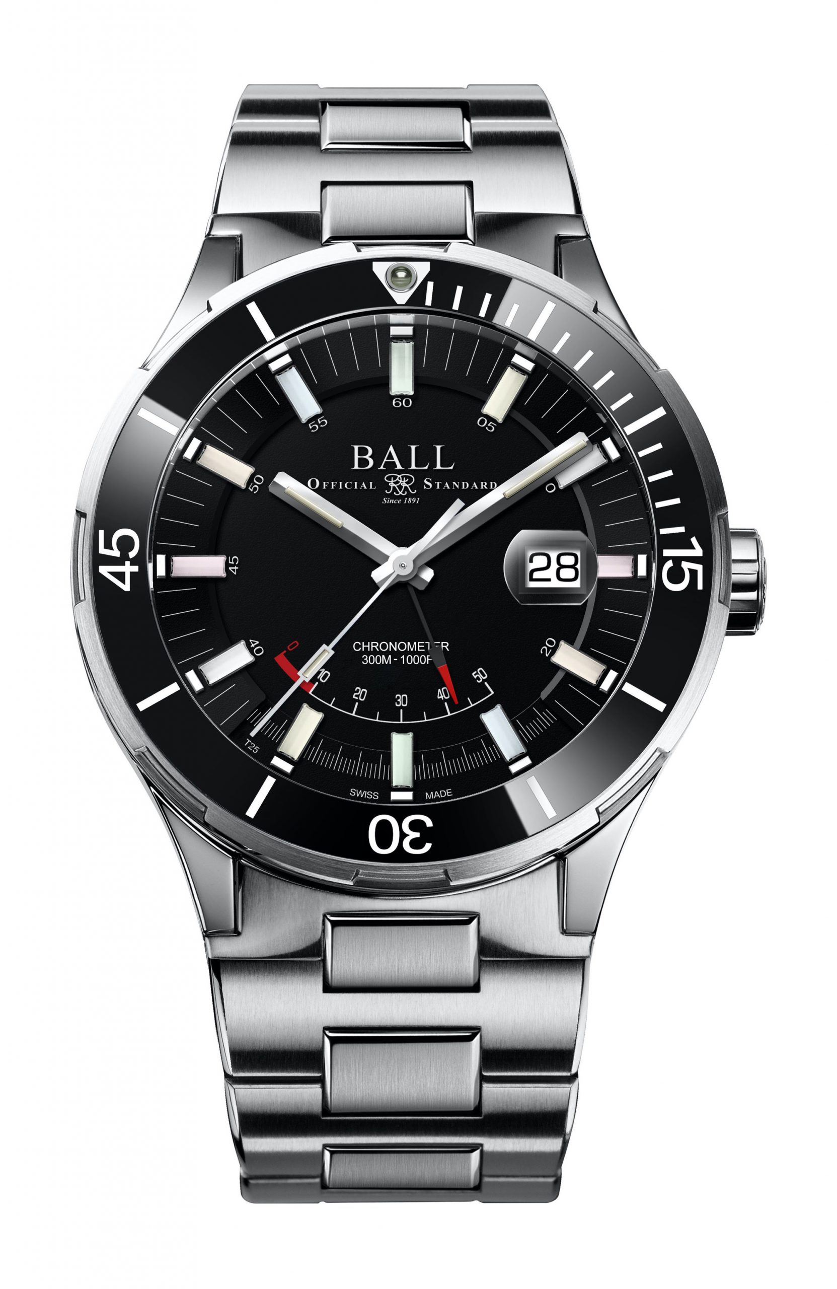 BALL Roadmaster Challenger Power Reserve 43 luxury timepiece - detailed view