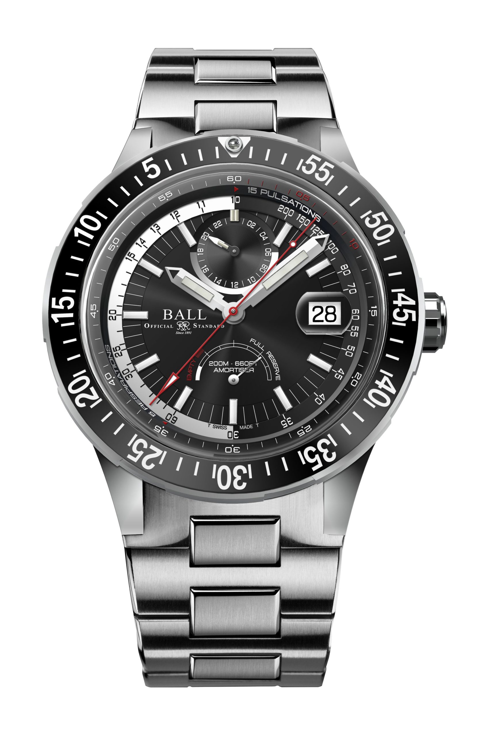 BALL Roadmaster First Responder luxury timepiece - detailed view
