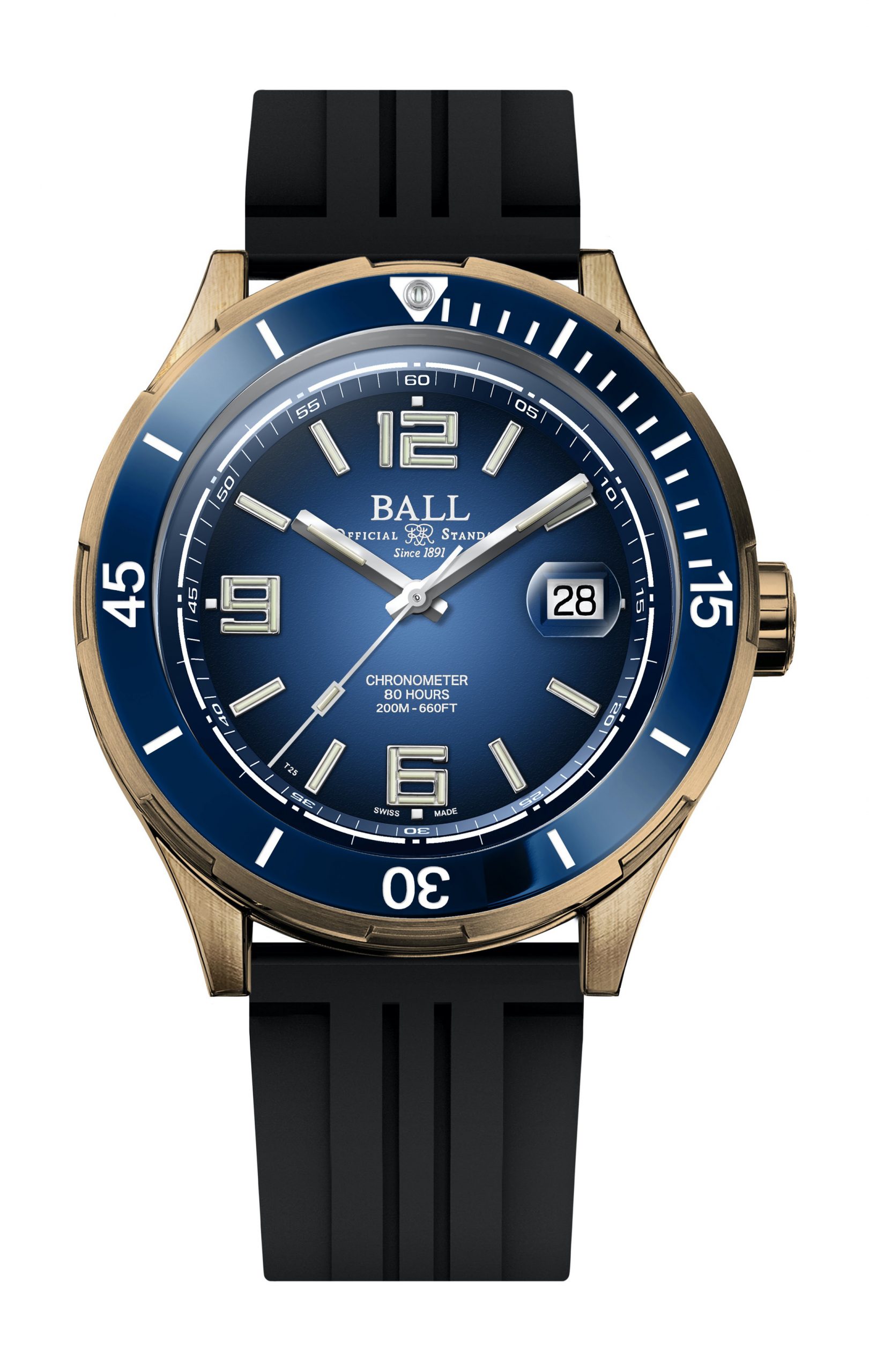 BALL Roadmaster M Archangel Bronze luxury timepiece - detailed view