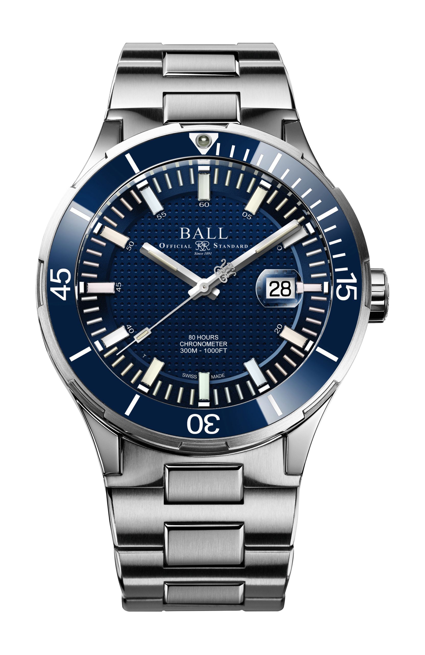 BALL Roadmaster M Challenger II 40 luxury timepiece - detailed view