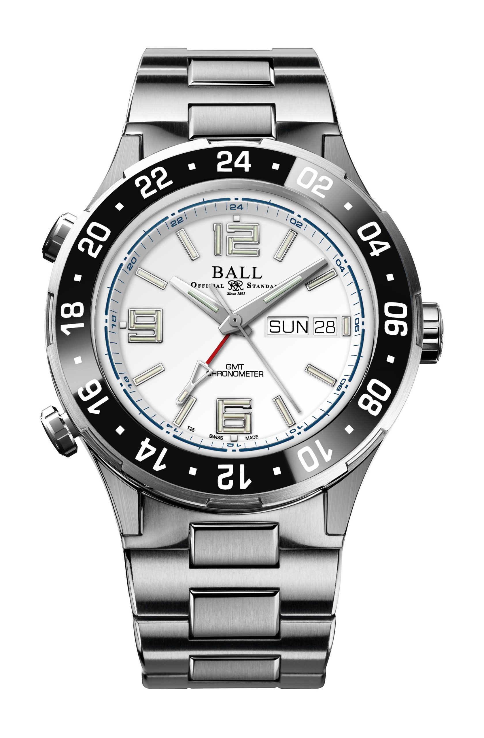 BALL Roadmaster Marine GMT 40 luxury timepiece - detailed view