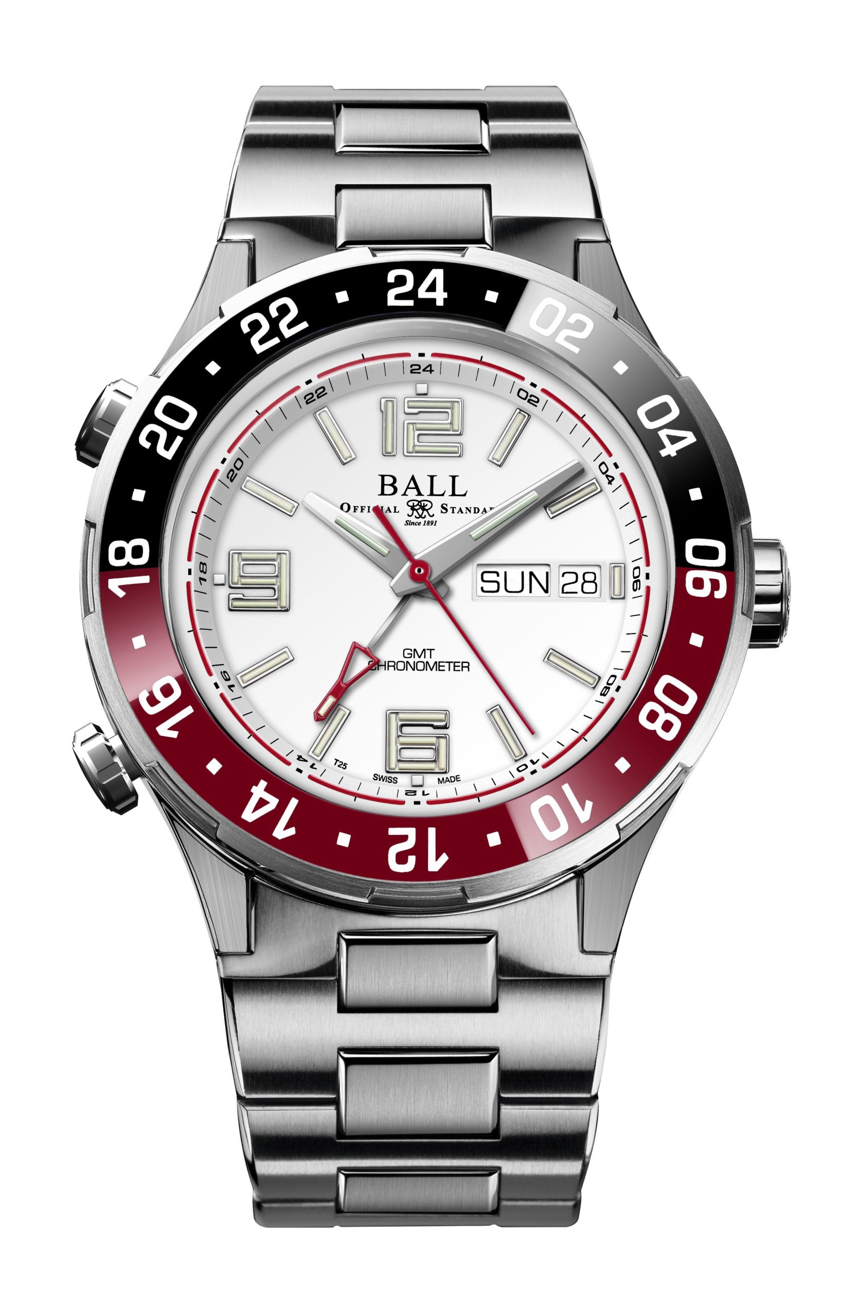 BALL Roadmaster Marine GMT 40 luxury timepiece - detailed view