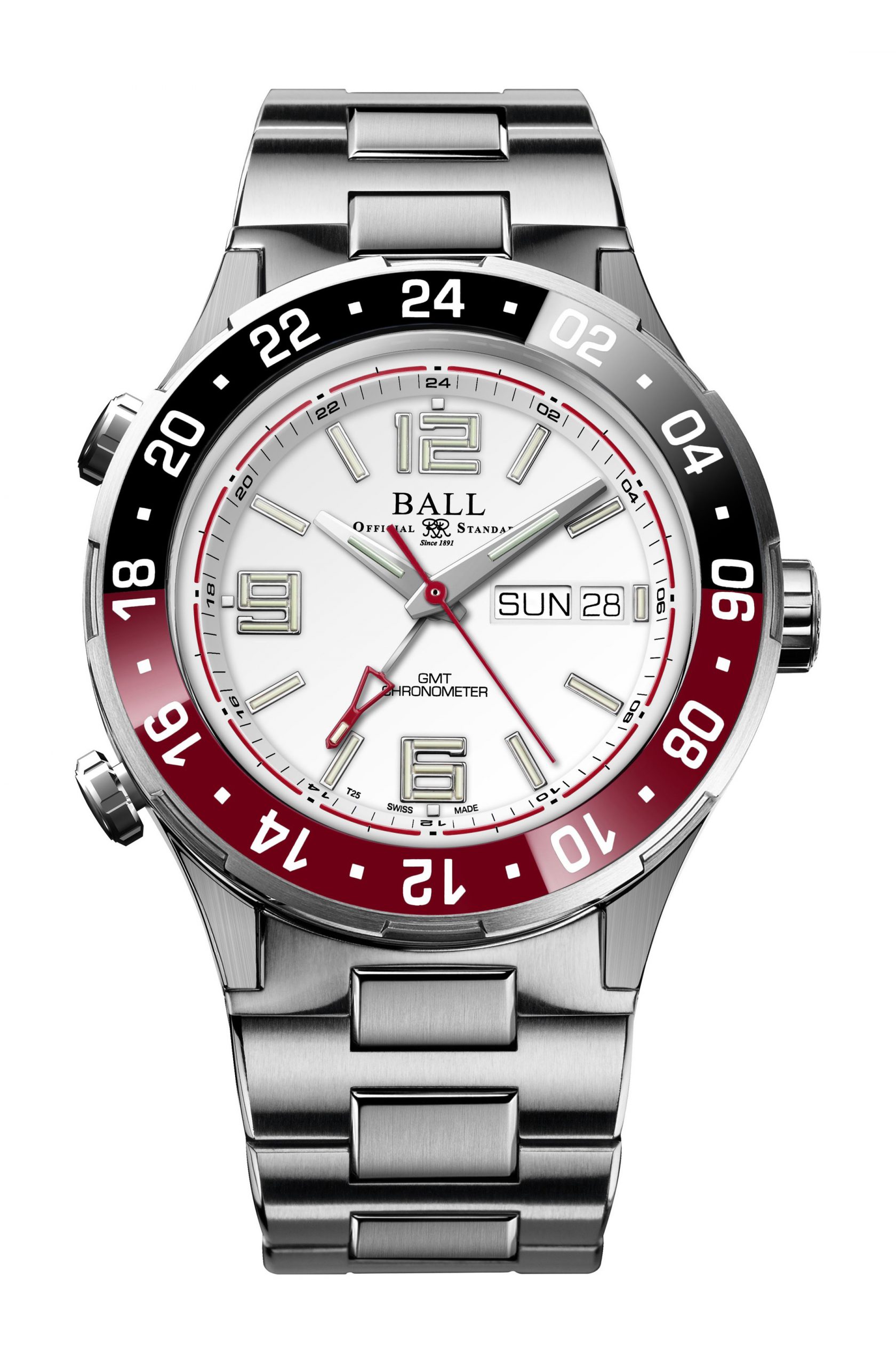 BALL Roadmaster Marine GMT luxury timepiece - detailed view