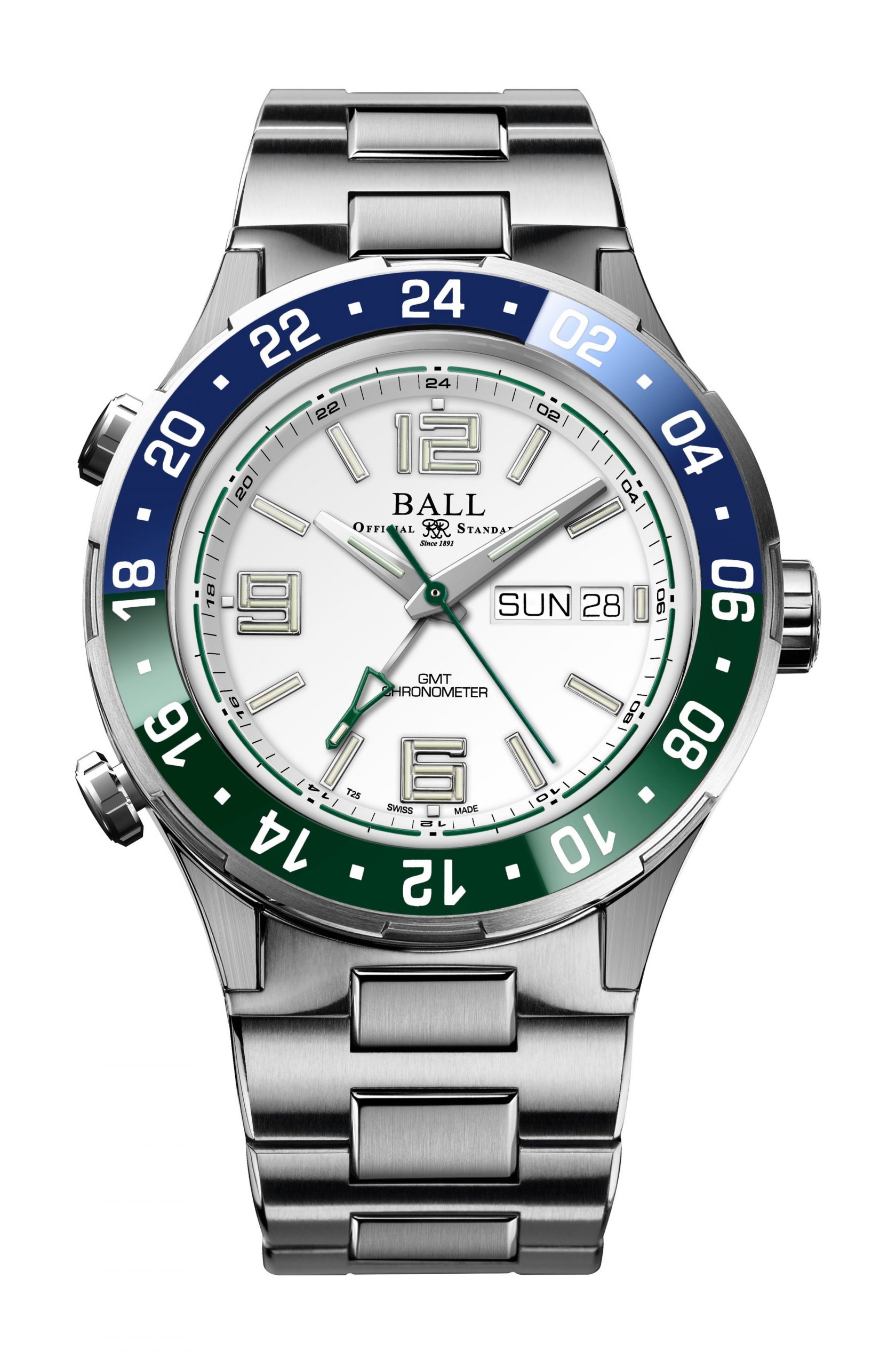 BALL Roadmaster Marine GMT 40 luxury timepiece - detailed view