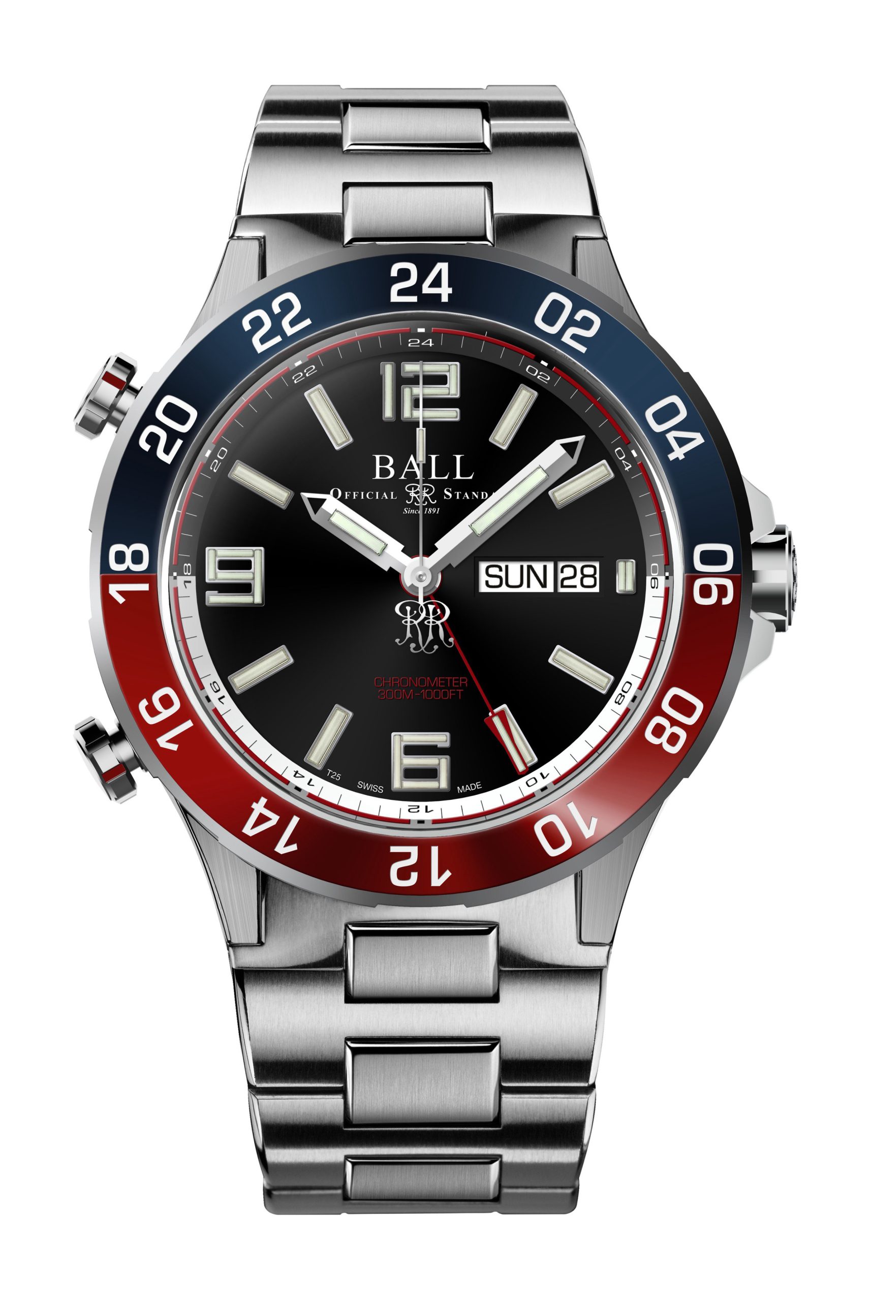 BALL Roadmaster Marine GMT 42 luxury timepiece - detailed view