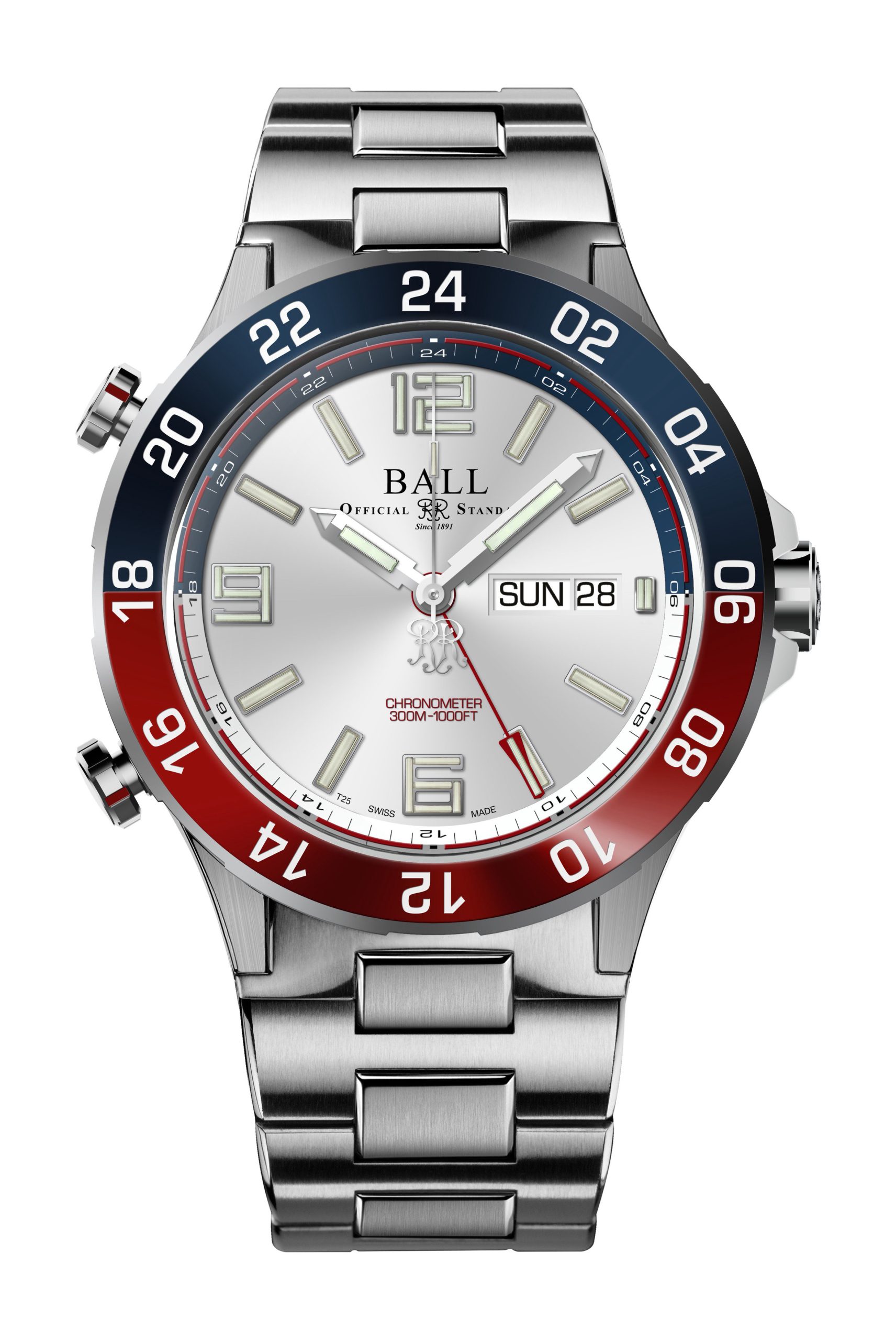 BALL Roadmaster Marine GMT 42 luxury timepiece - detailed view