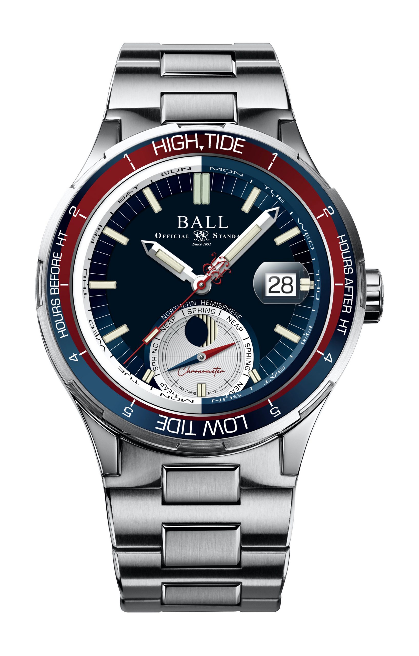 BALL Roadmaster Ocean Explorer luxury timepiece - detailed view