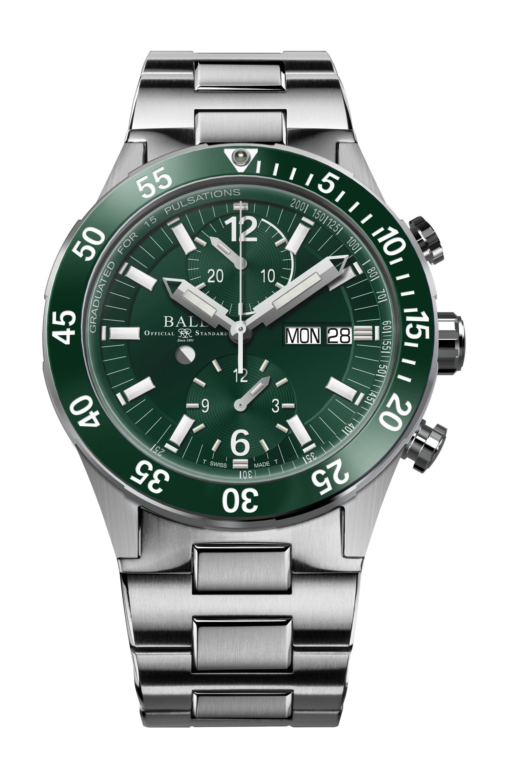 BALL Roadmaster Rescue Chronograph 42 luxury timepiece - detailed view