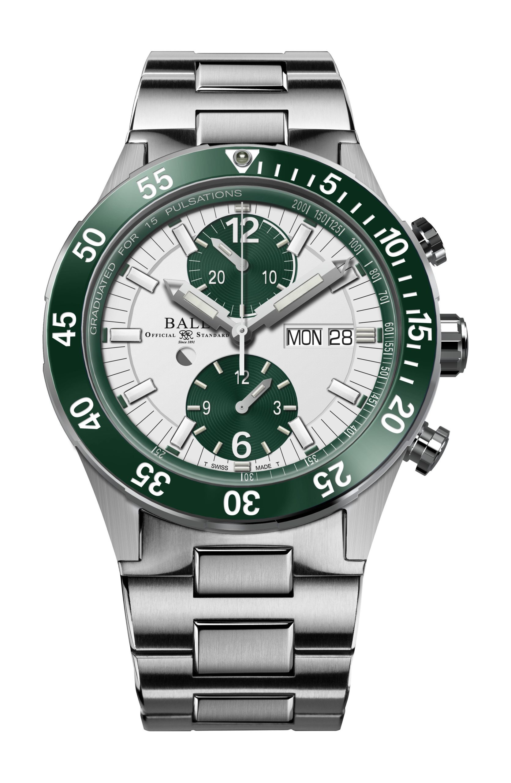 BALL Roadmaster Rescue Chronograph 42 luxury timepiece - detailed view