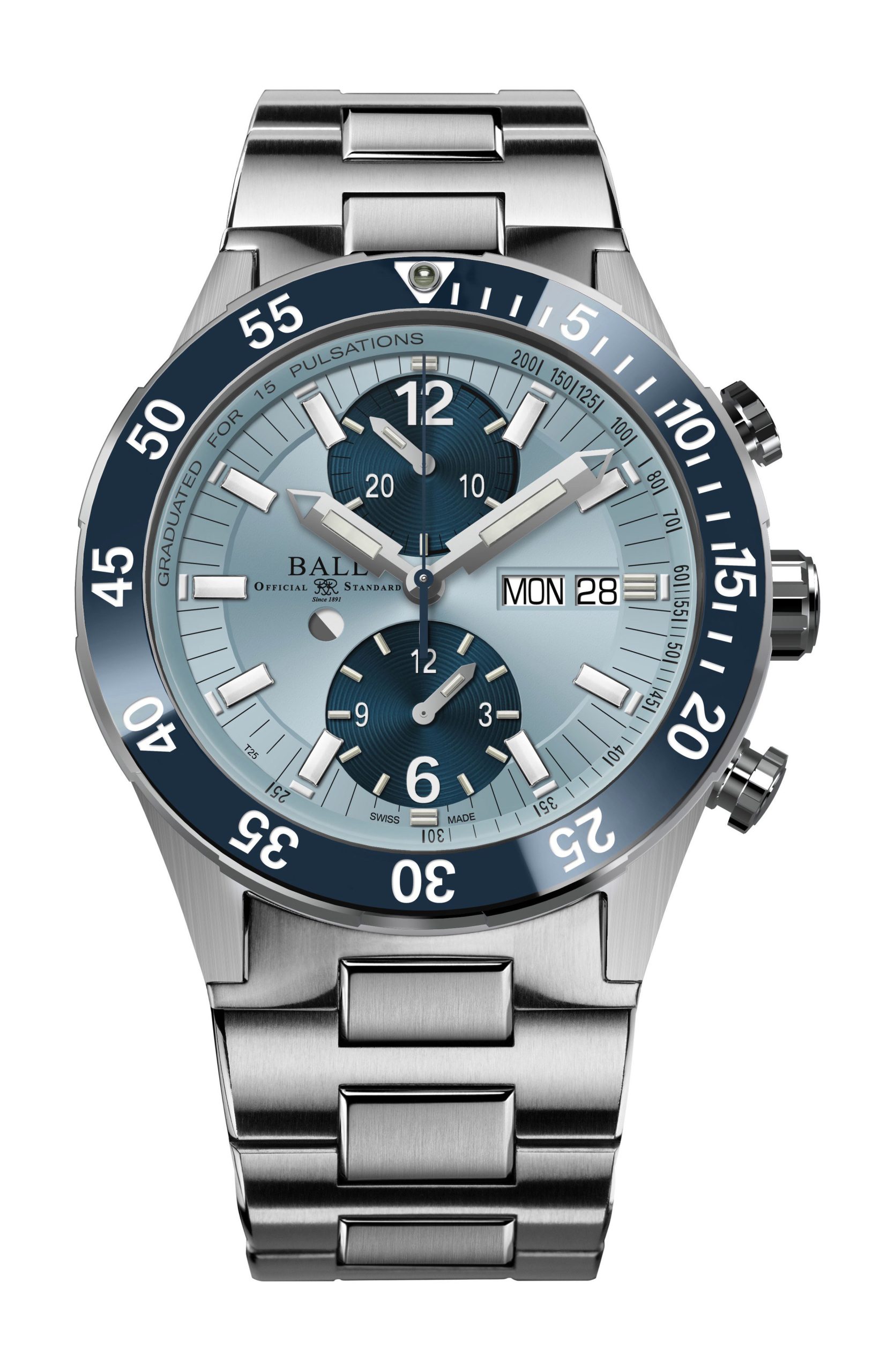 BALL Roadmaster Rescue Chronograph 42 luxury timepiece - detailed view